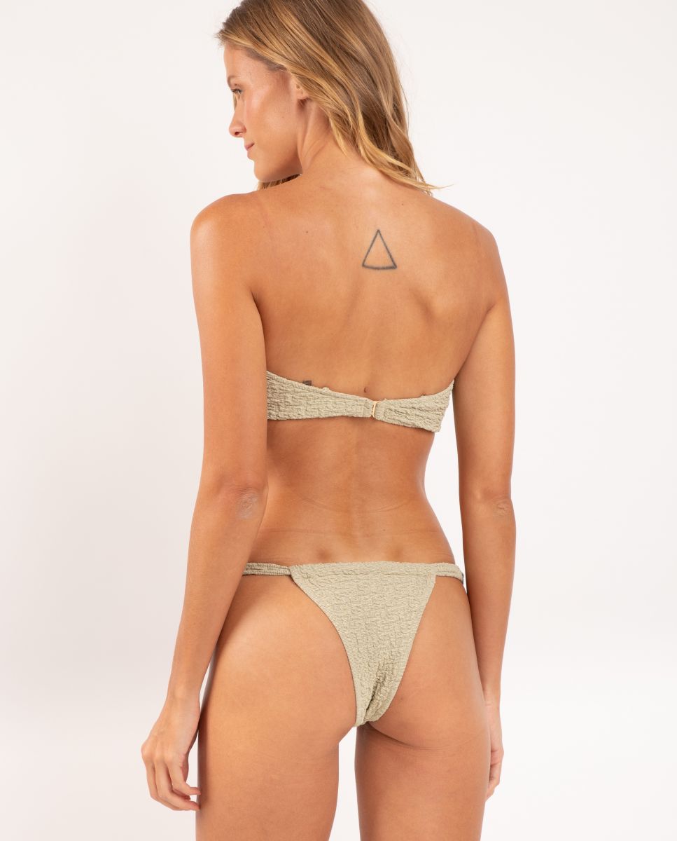 Cueca de Biquíni Brasileira Lisa Verde claro / Pistacho-3