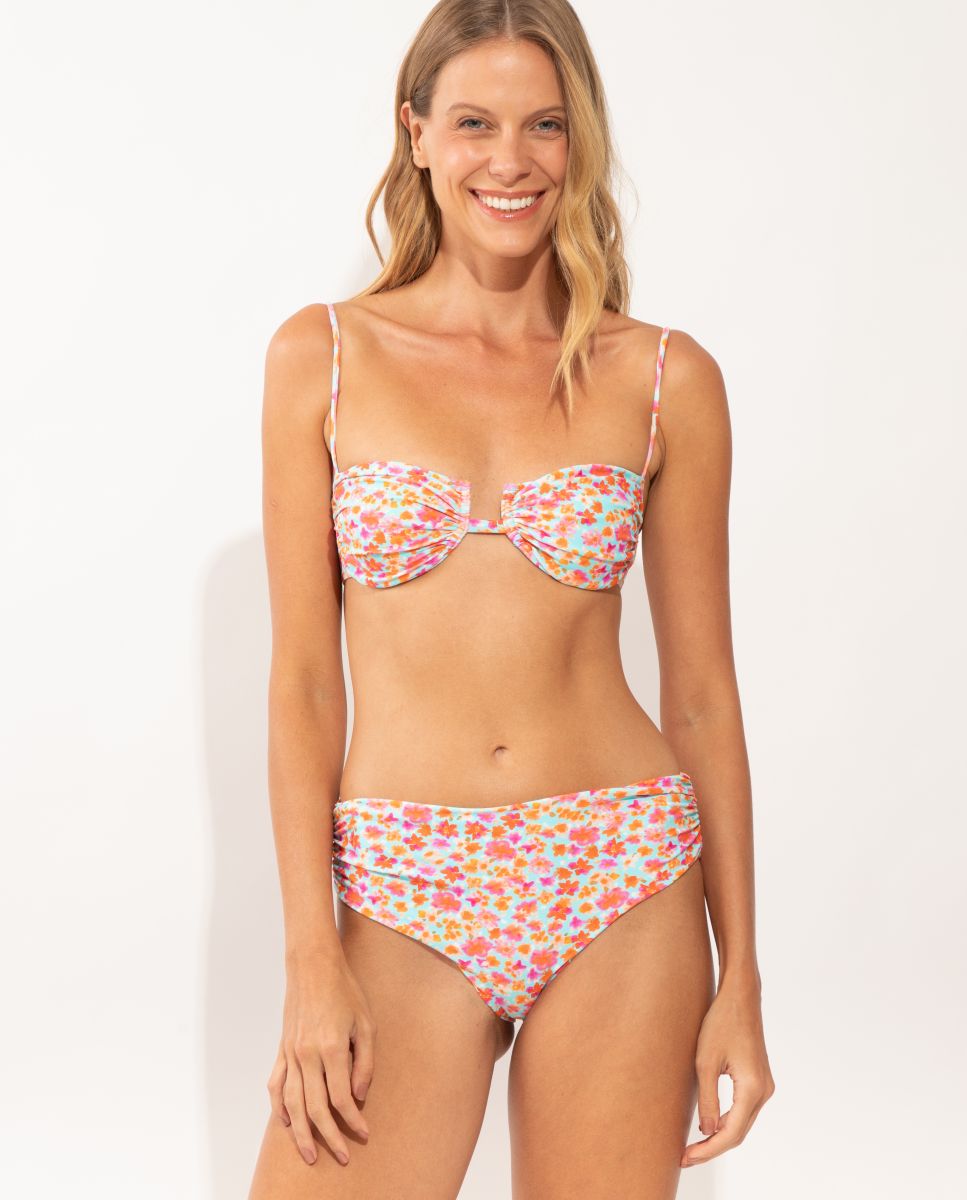 Cueca de Biquíni Culotte Estampada Multicolor-2