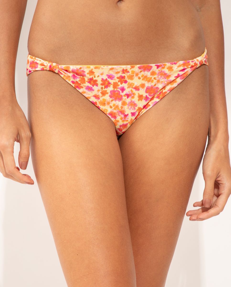 Cueca de Biquíni Brasileira Estampada Rosa-pastilha-1
