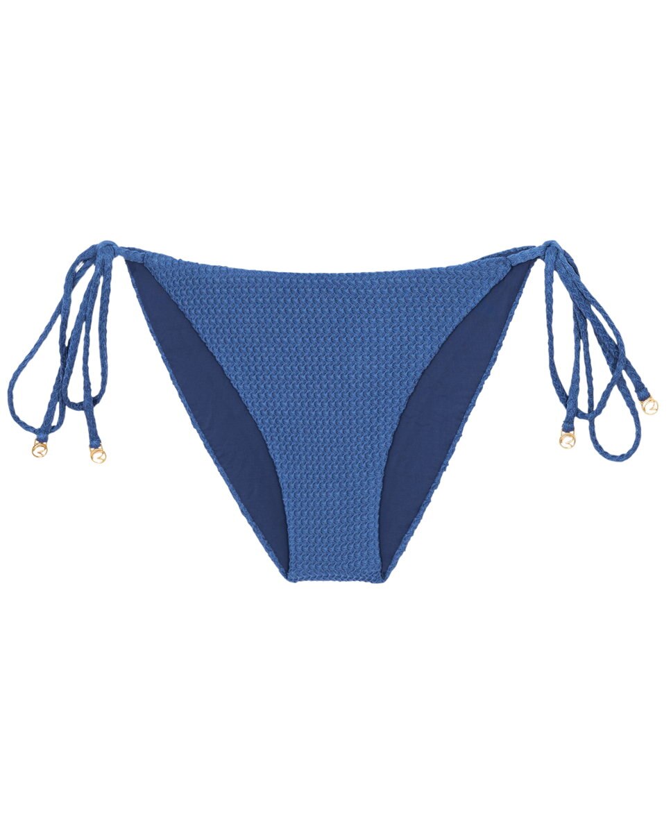 Cueca de Biquíni Clássica Lisa Brilhante-5