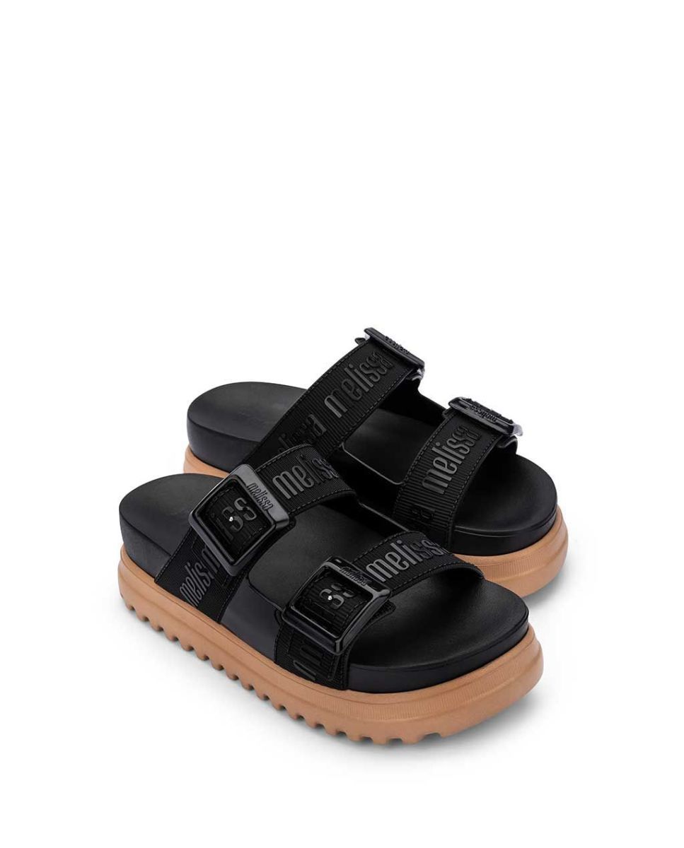 Sandálias Cozy M Lover Platform Fem Preto Preto-2