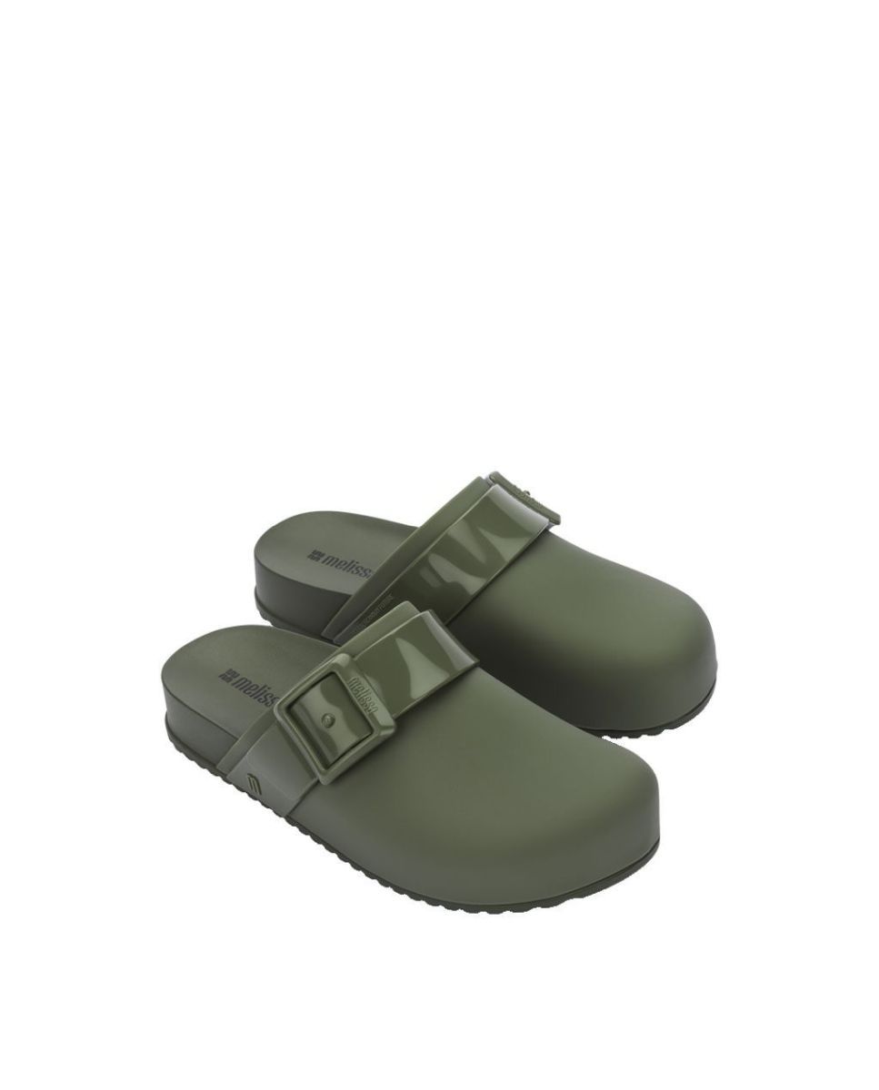 Sapatos rasos Melissa Cozy Clog Verde Verde-2