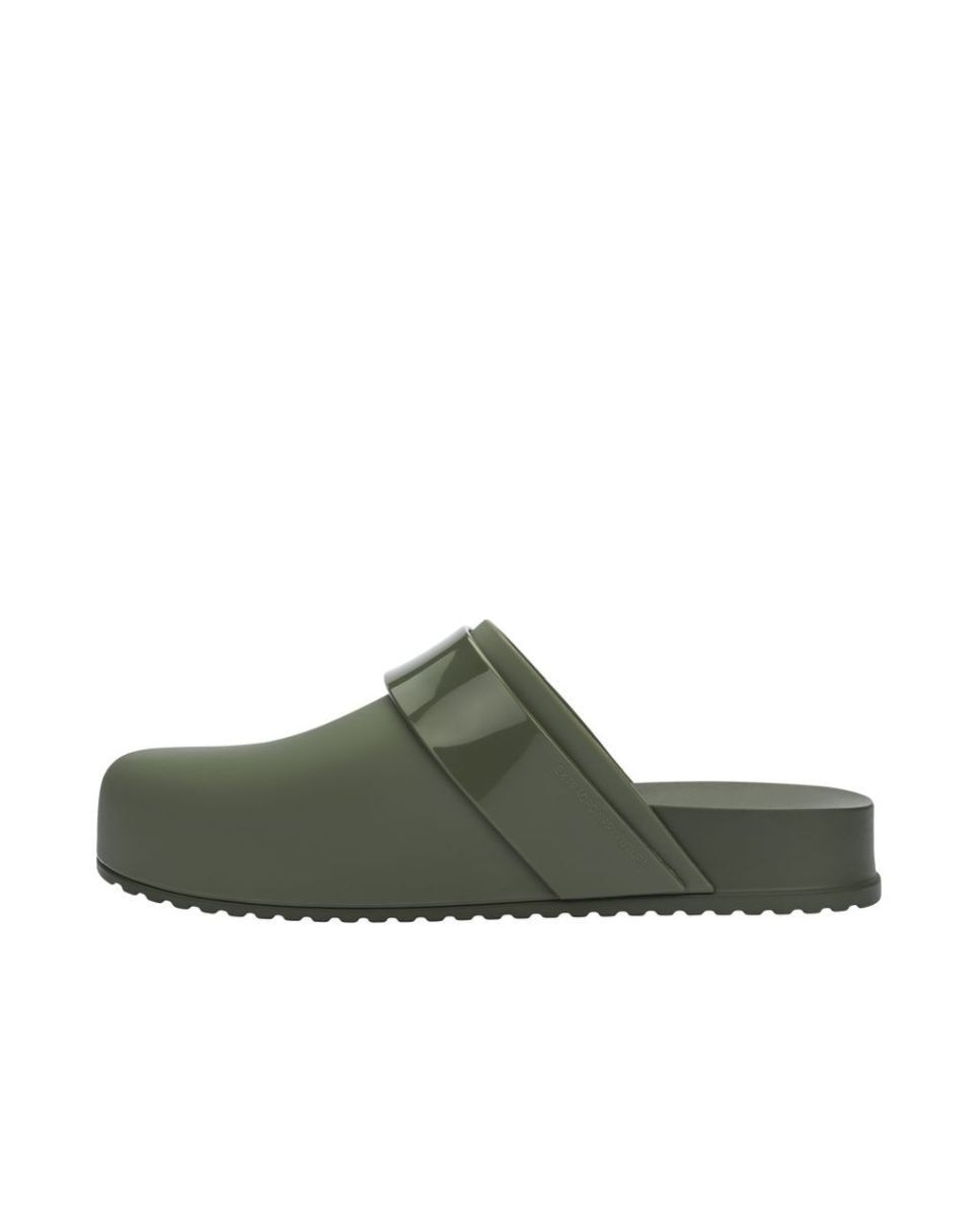 Sapatos rasos Melissa Cozy Clog Verde Verde-3