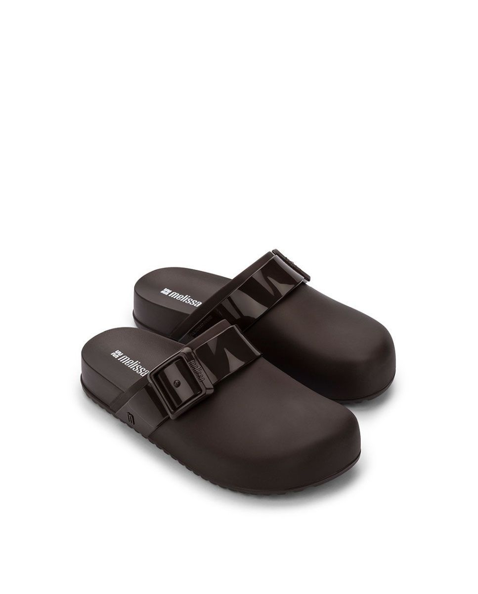 Sapatos rasos Melissa Cozy Clog Castanho Castanho-2