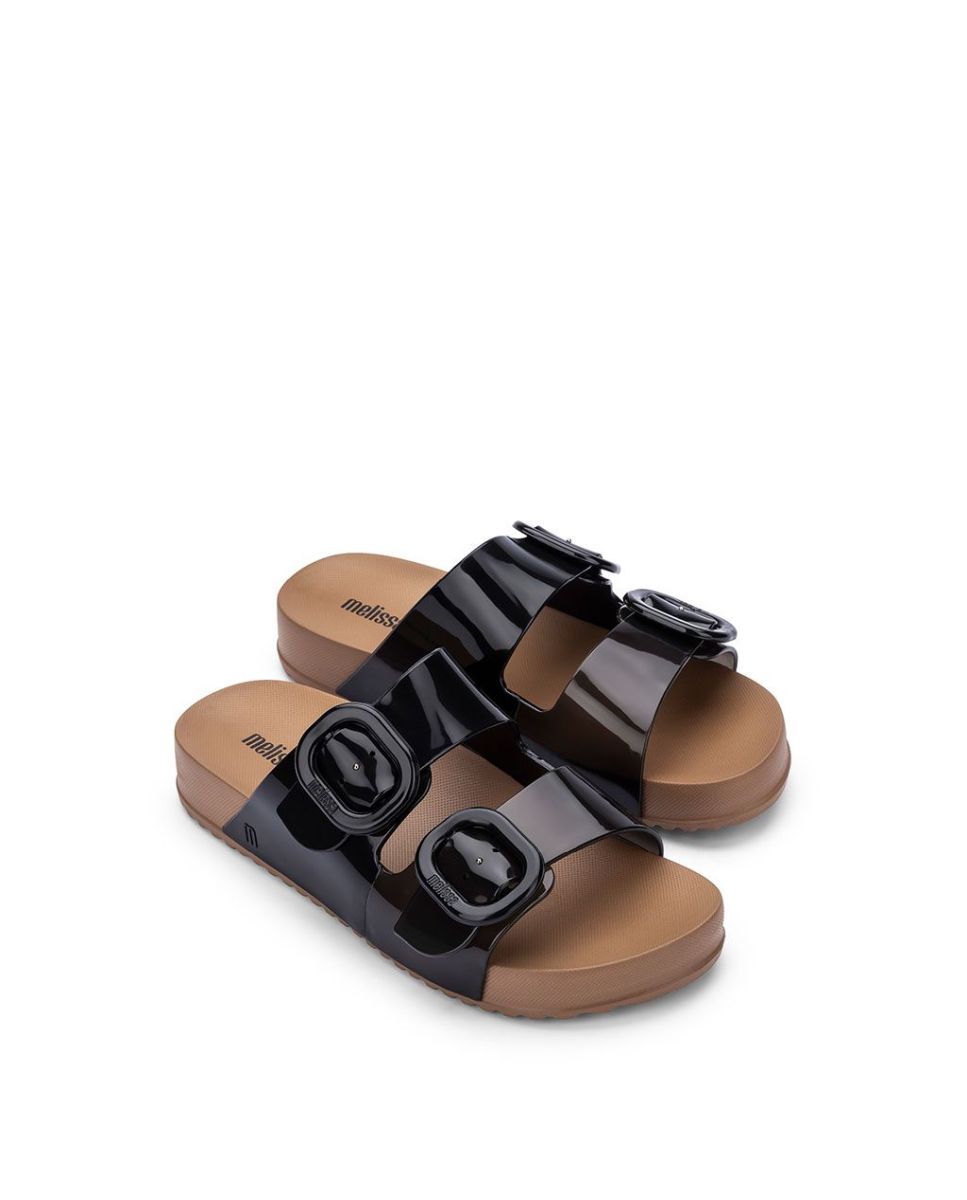 Chinelos Melissa Cozy Slide Castanho Castanho-2