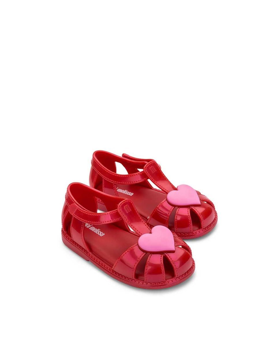 Sandálias Hip Heart Ballerina Baby Vermelho Melissa Vermelho-2