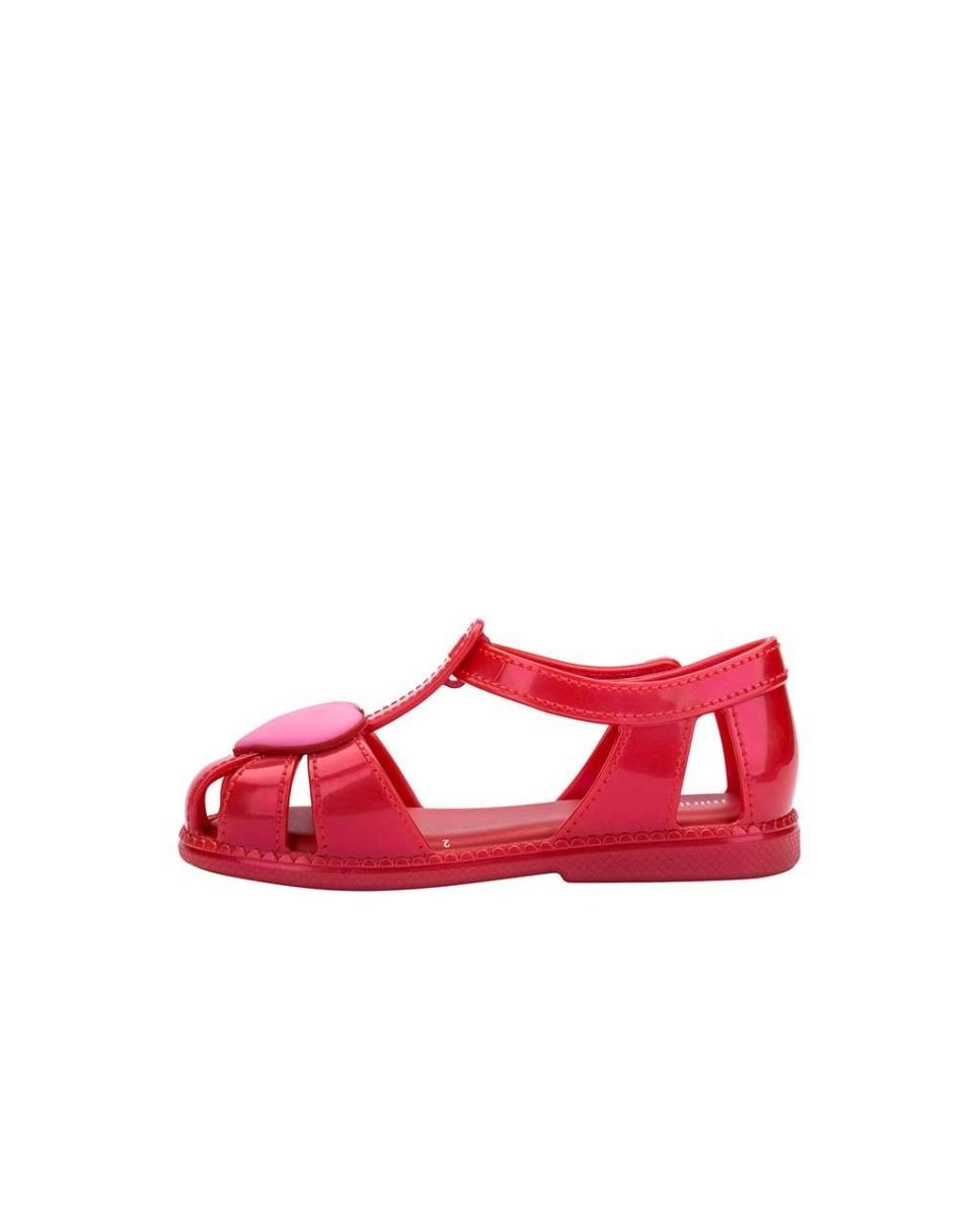 Sandálias Hip Heart Ballerina Baby Vermelho Melissa Vermelho-3