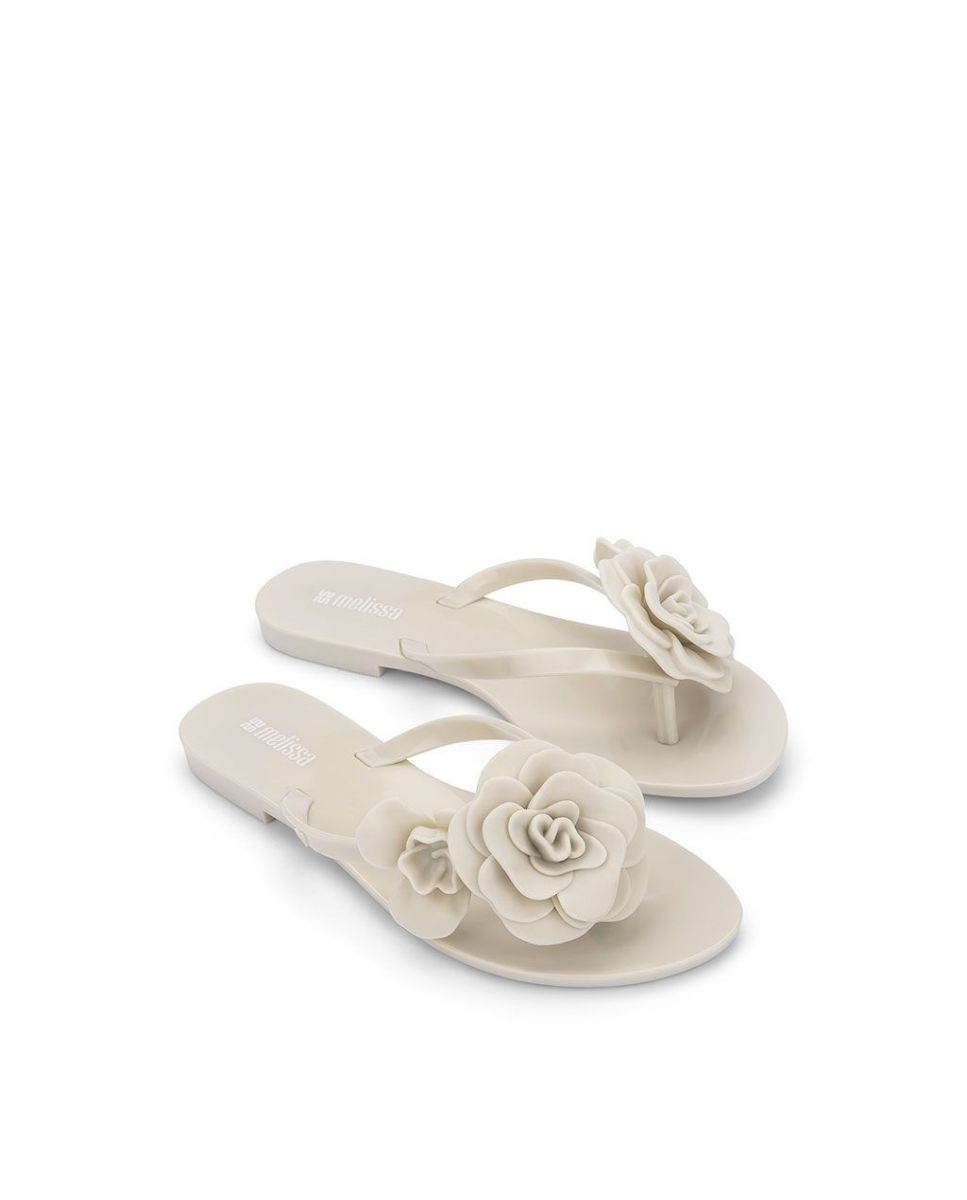 Chinelos Melissa Harmonic Petals Bege Bege-2