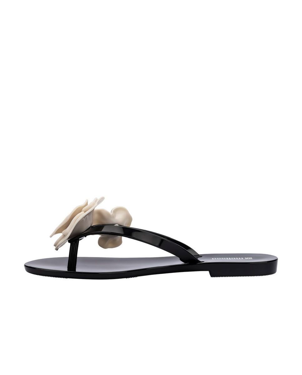 Chinelos Melissa Harmonic Petals Preto Preto-3
