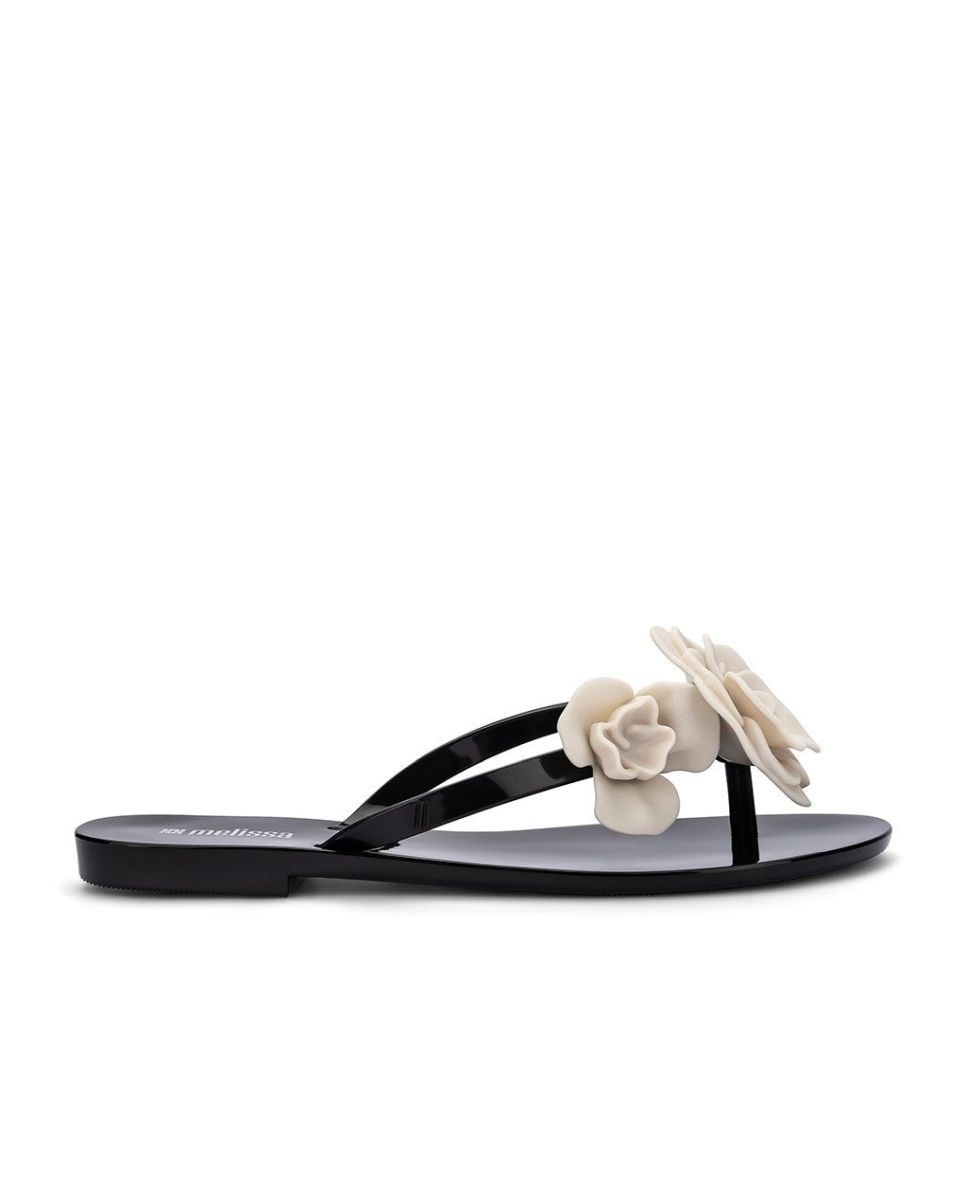Imagem 0 de Chinelos Melissa Harmonic Petals Preto