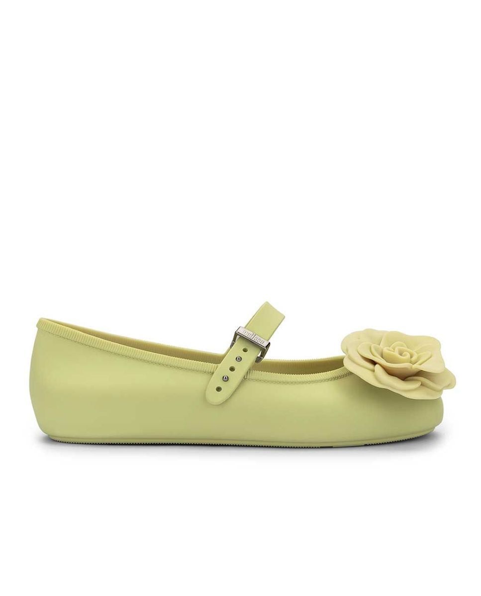 Sabrinas Melissa Soft Ballerina Petals Verde Verde-1