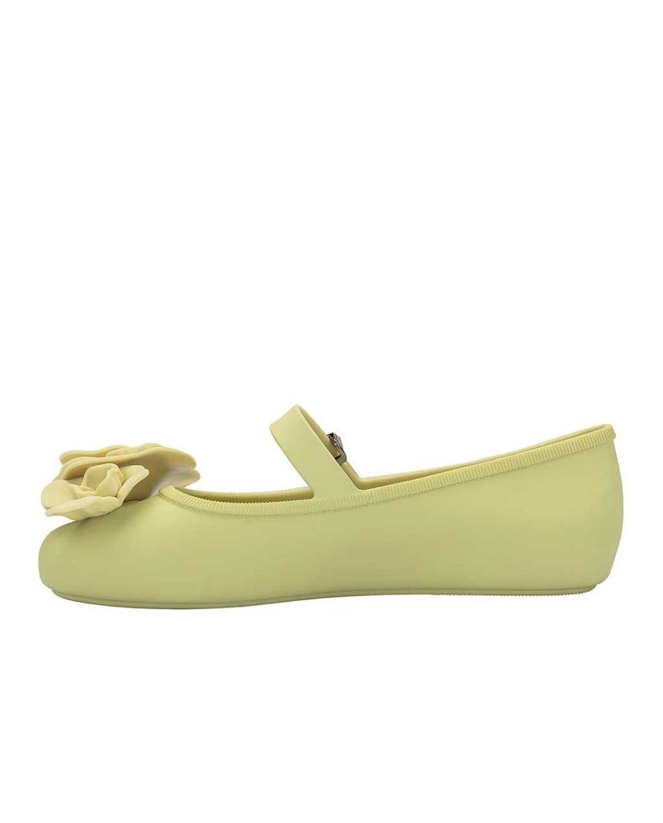 Sabrinas Melissa Soft Ballerina Petals Verde Verde-3
