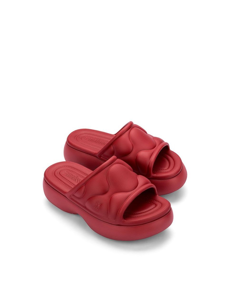 Sandálias Melissa Free Puff Platform Vermelho Vermelho-2