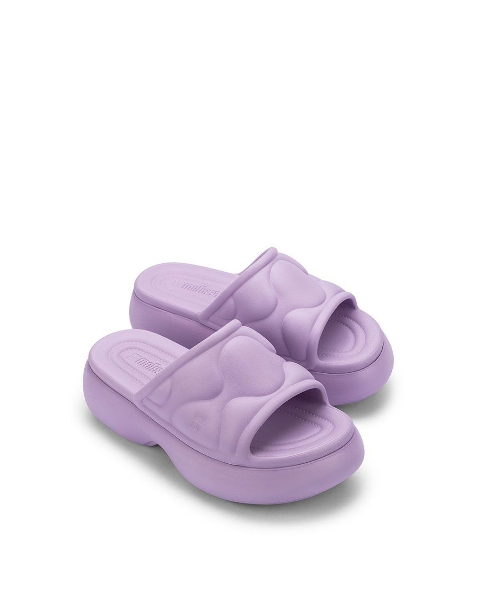 Sandálias Melissa Free Puff Platform Lilás Lilás-2