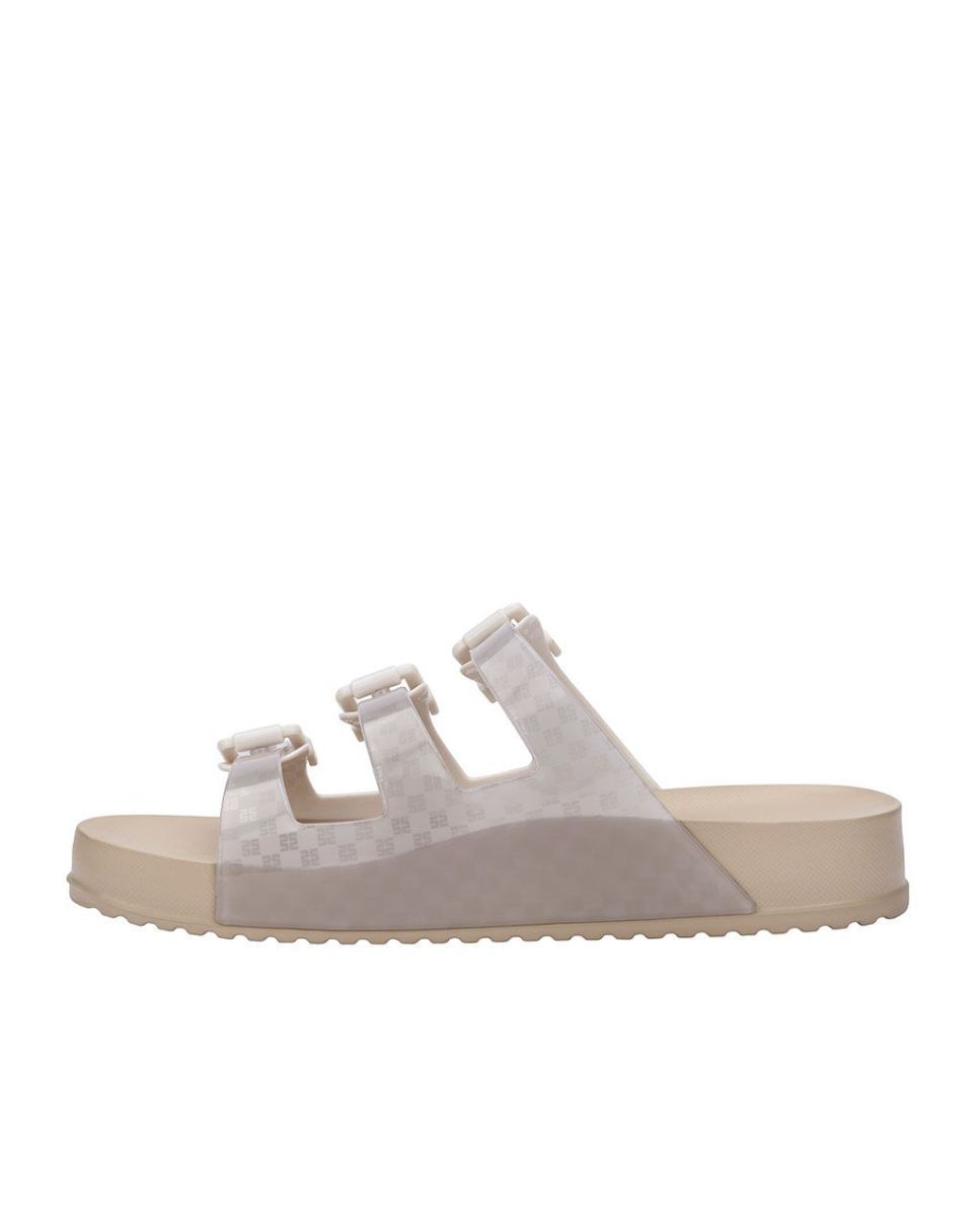 Chinelos Melissa Cozy Stripes Bege Bege-3