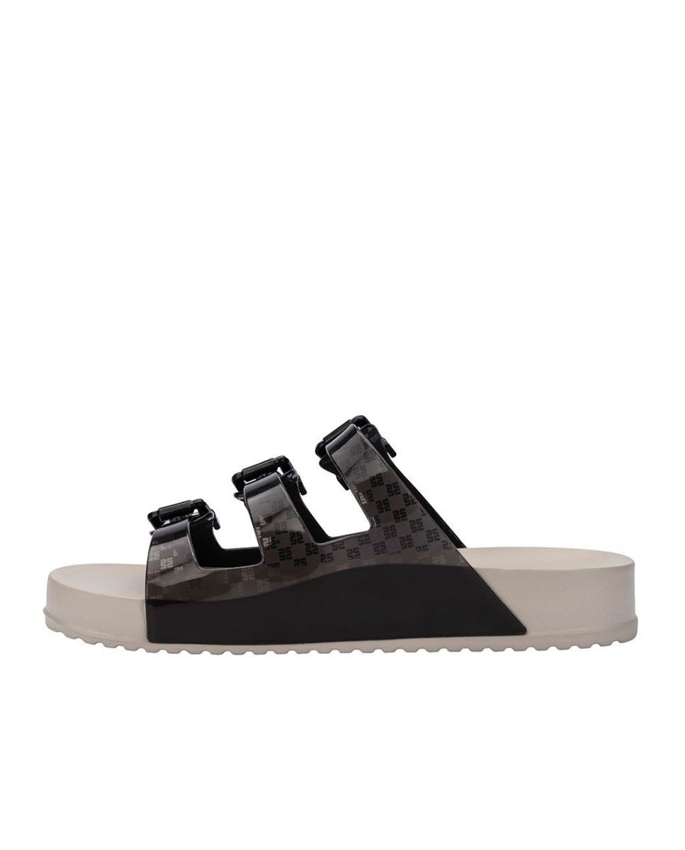 Chinelos Melissa Cozy Stripes Bege Bege-3
