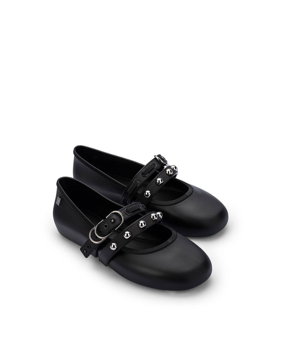 Sabrinas Soft Ballerina Studs Fem Preto Preto-2