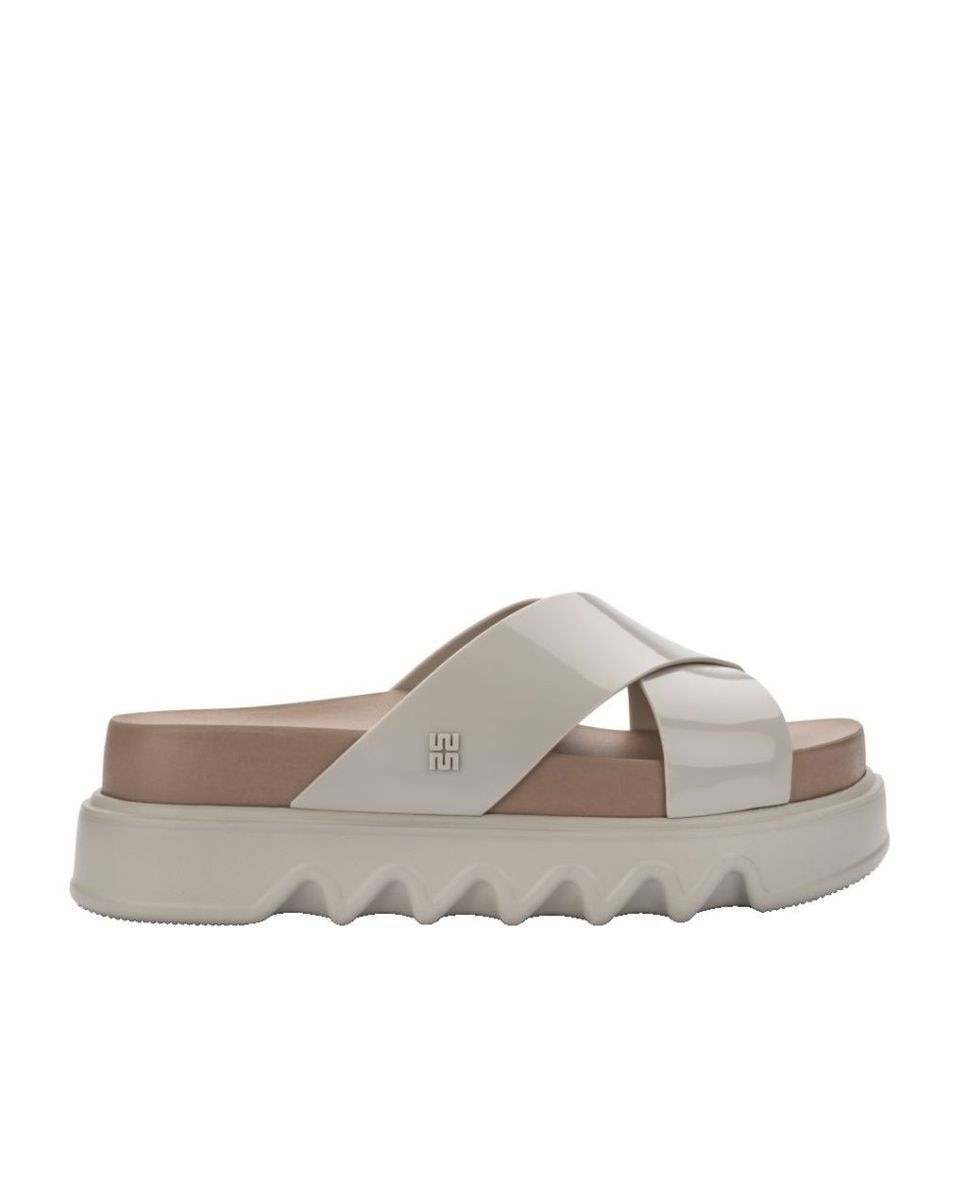 Sandálias Melissa Cozy Cross Platform Bege Bege-1