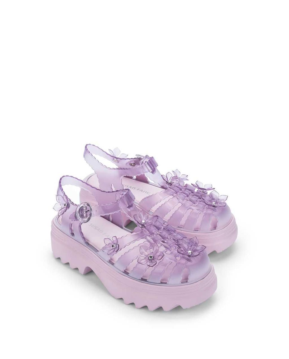 Sandálias Melissa Possession Plat Sakura Rosa Rosa-2