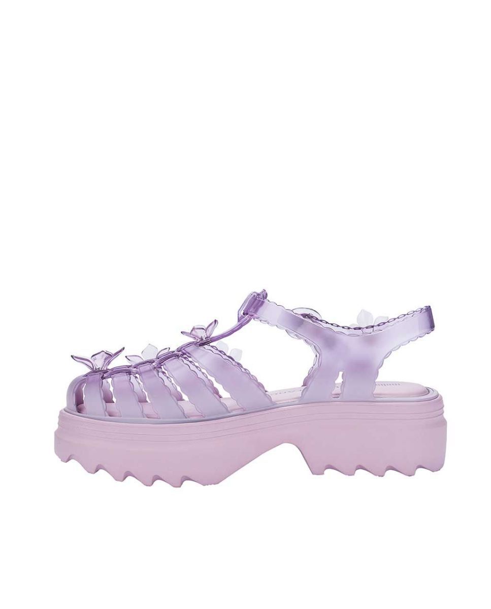Sandálias Melissa Possession Plat Sakura Rosa Rosa-3