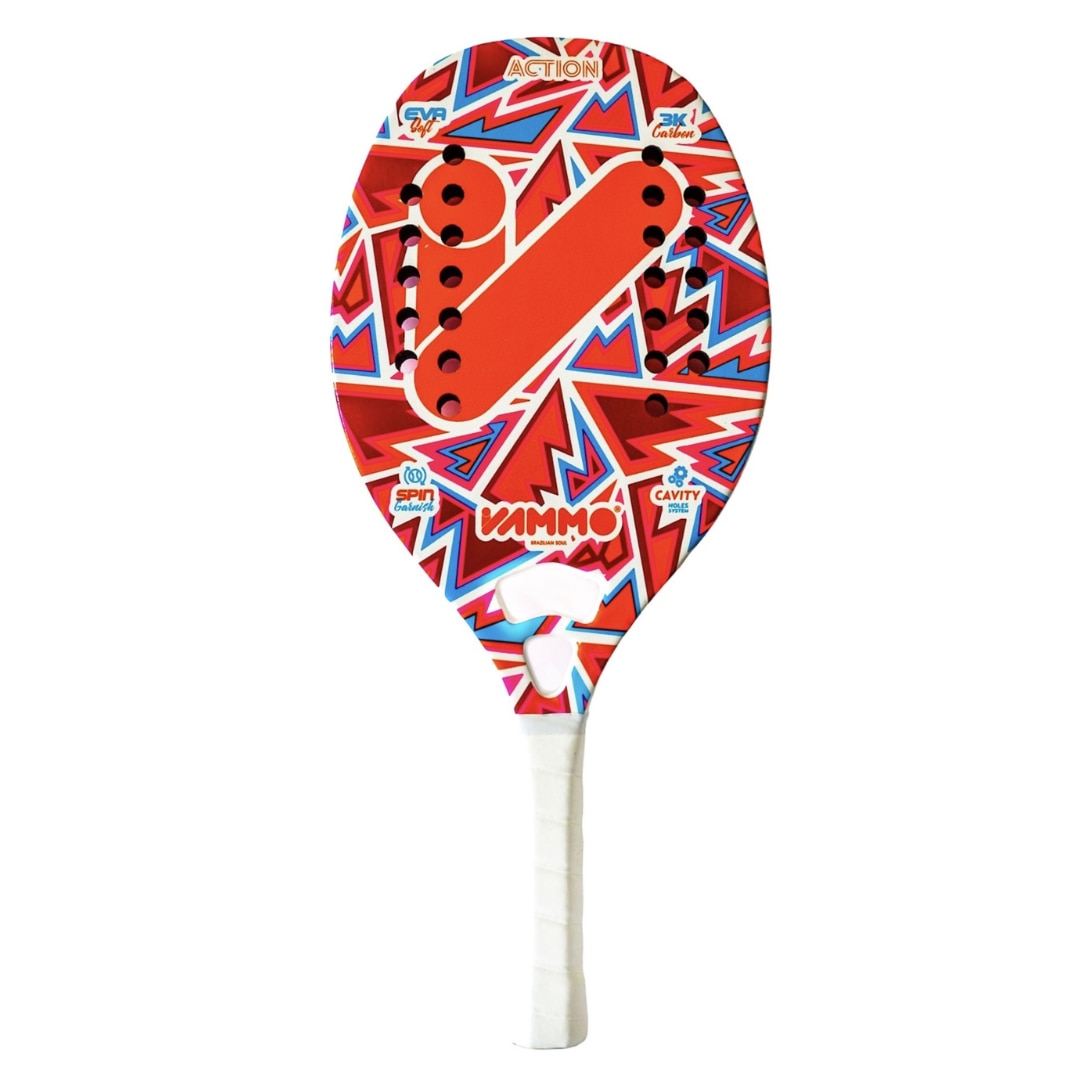 Imagem 0 de Raquete de Beach Tennis Action Laranja Carbono 3K