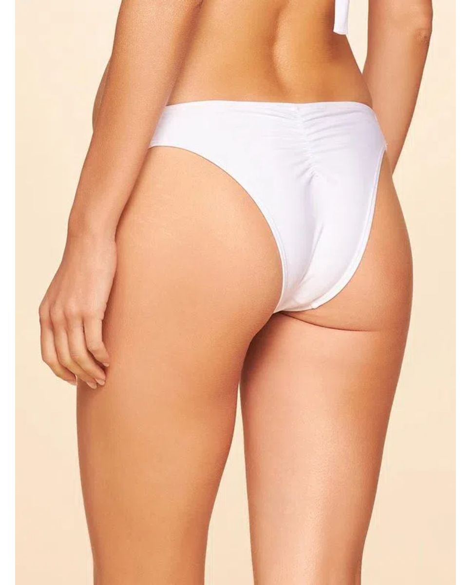 Tanga de Biquíni Lisos Coordenados Cia Maritima Branco Branco-2