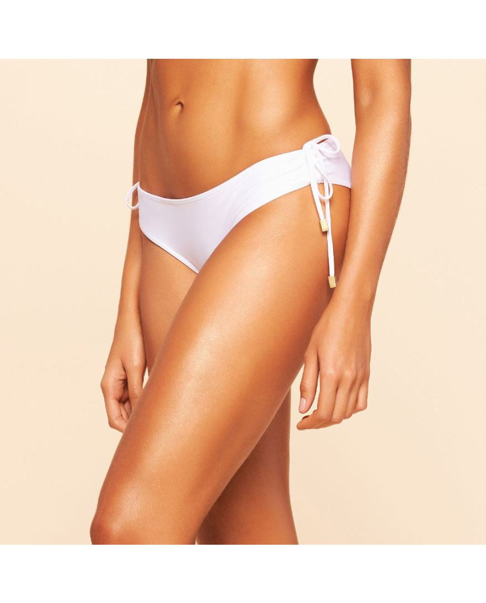 Tanga de Biquíni Lisos Coordenados Cia Maritima Branco Branco-3