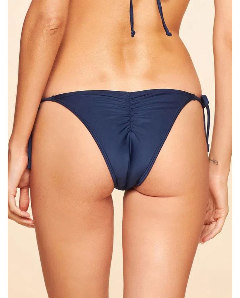 Tanga de Biquíni Lisos Coordenados Cia Maritima Azul Azul-2