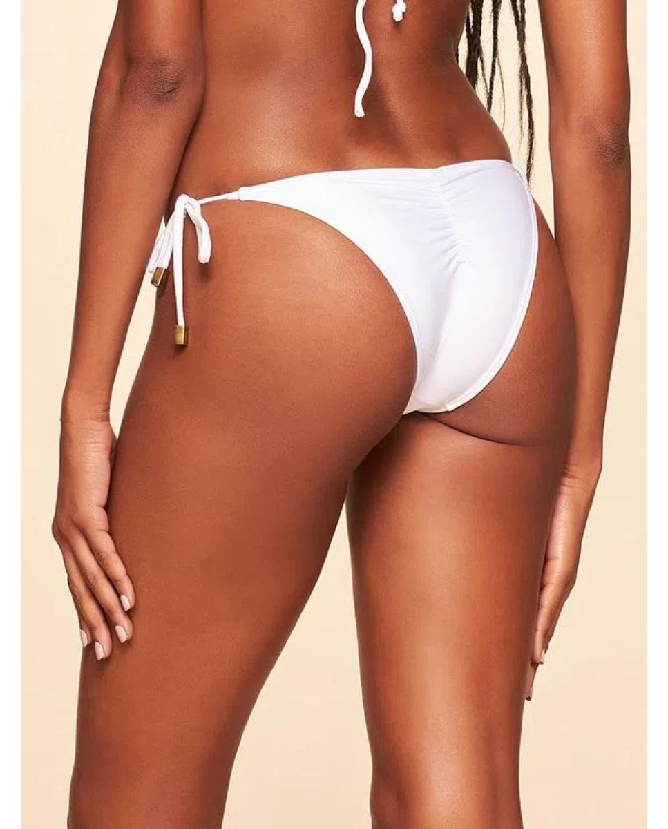 Tanga de Biquíni Lisos Coordenados Cia Maritima Branco Branco-2