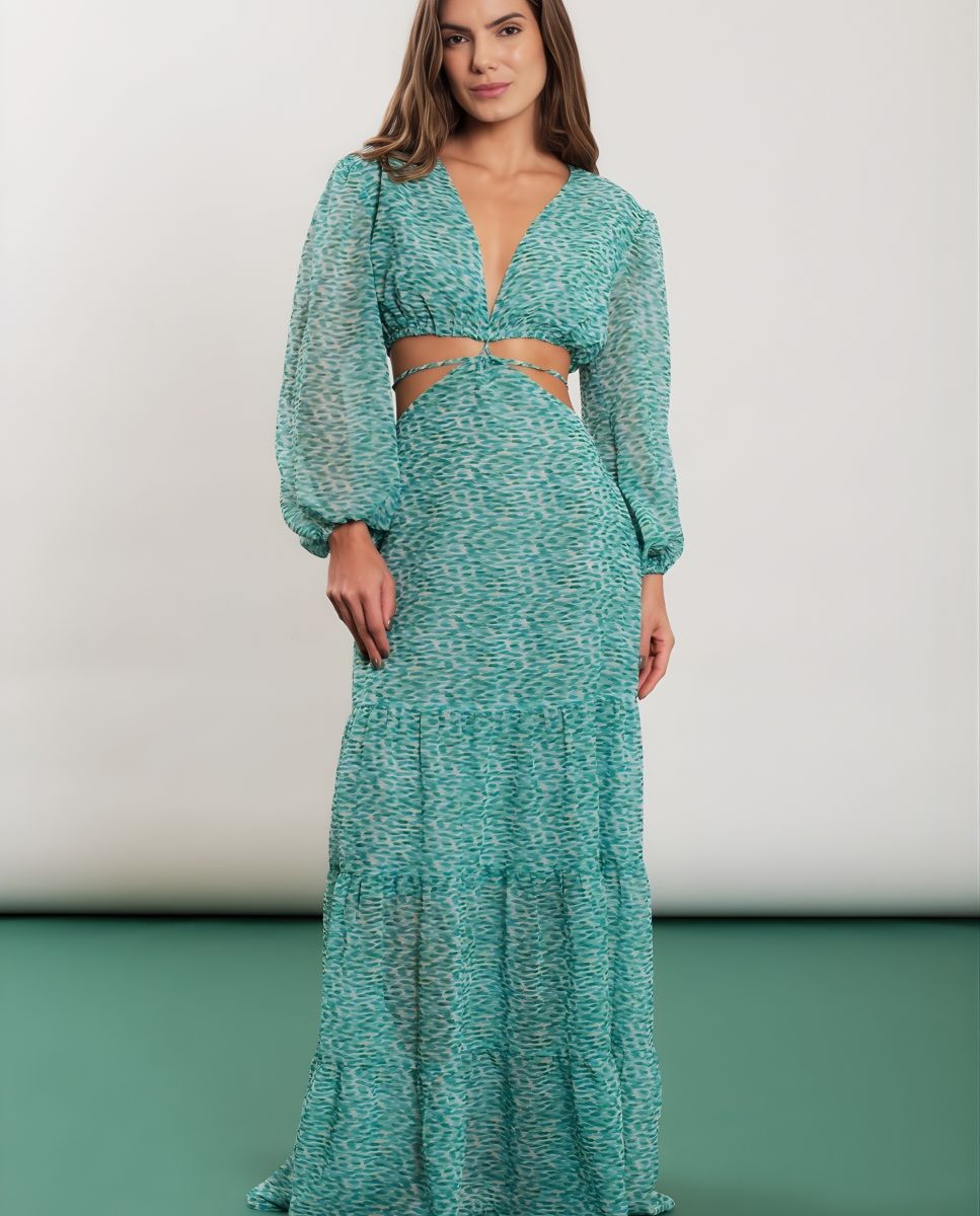 Imagem 0 de Vestido de Praia Maxi