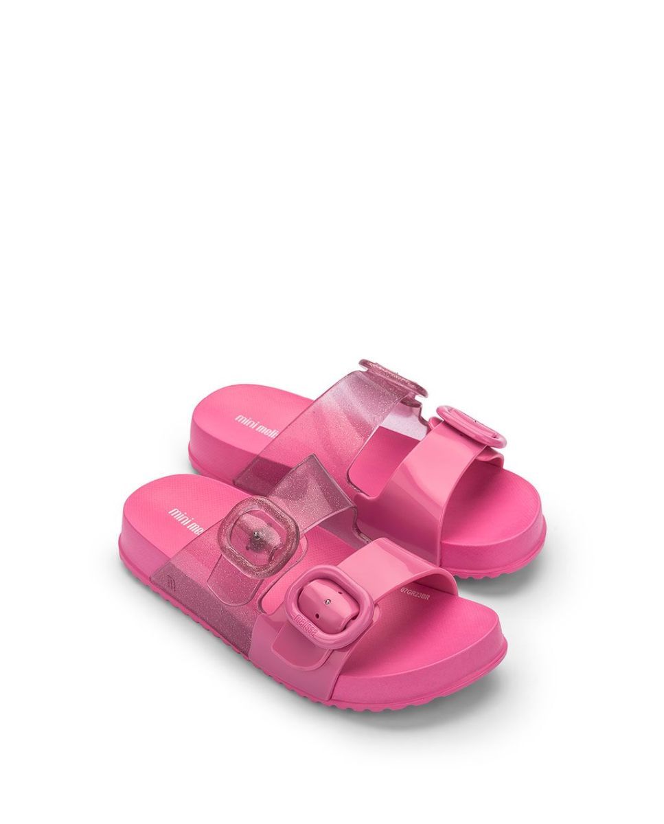 Chinelos Cozy Slide Kids Rosa Melissa Rosa-2