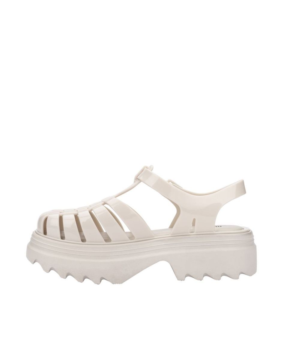 Sandálias Melissa Possession Platform Bege Bege-3