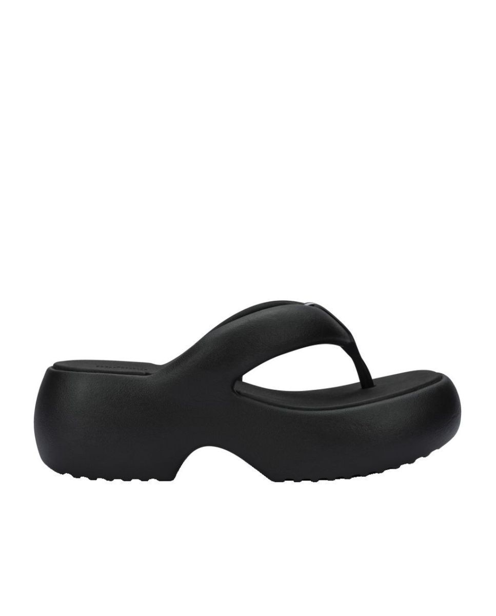 Imagem 0 de Sandálias Melissa Free Fuzzy Platform Preto