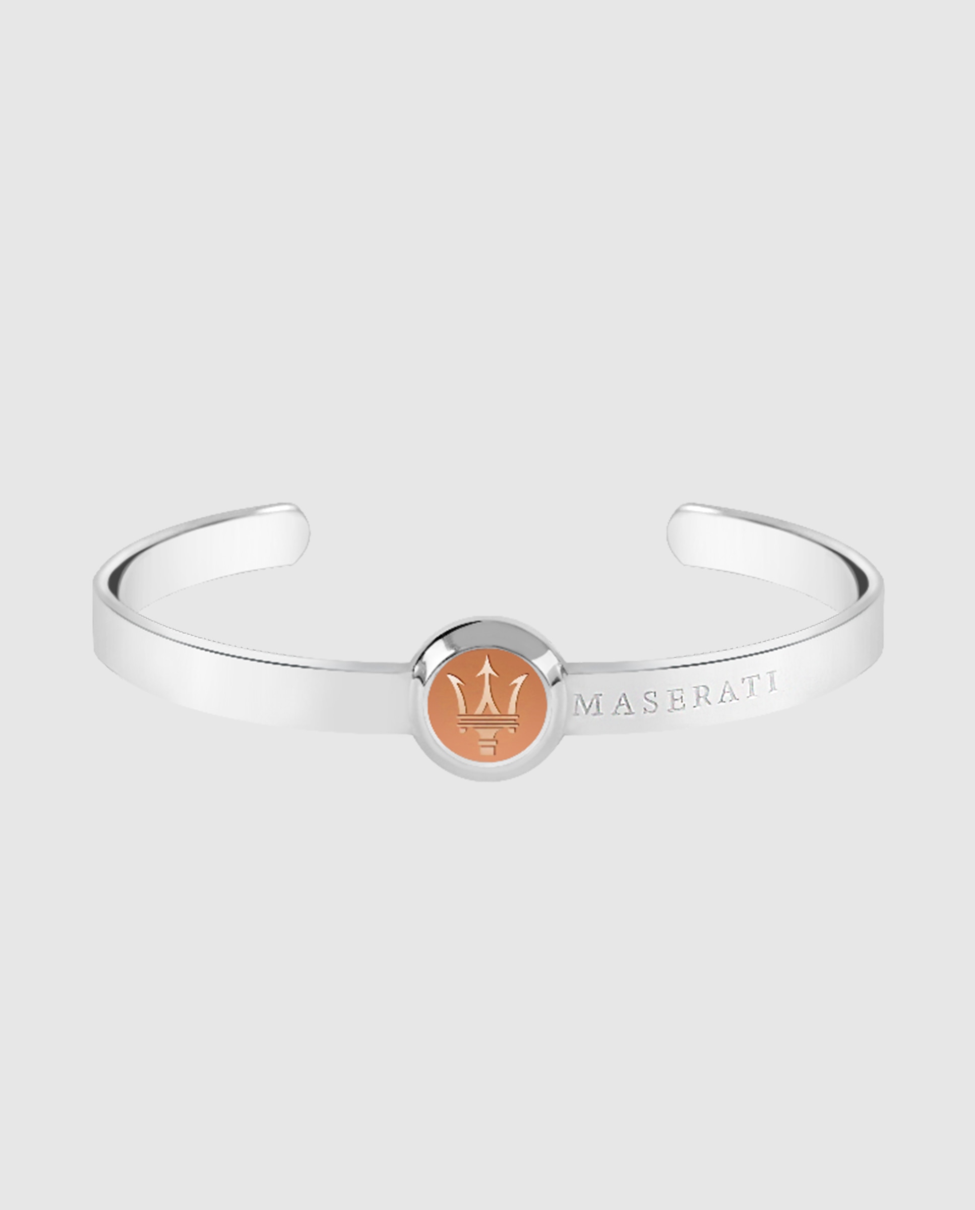Pulseira Varis de Aço Prateada Prata / Rosa-1
