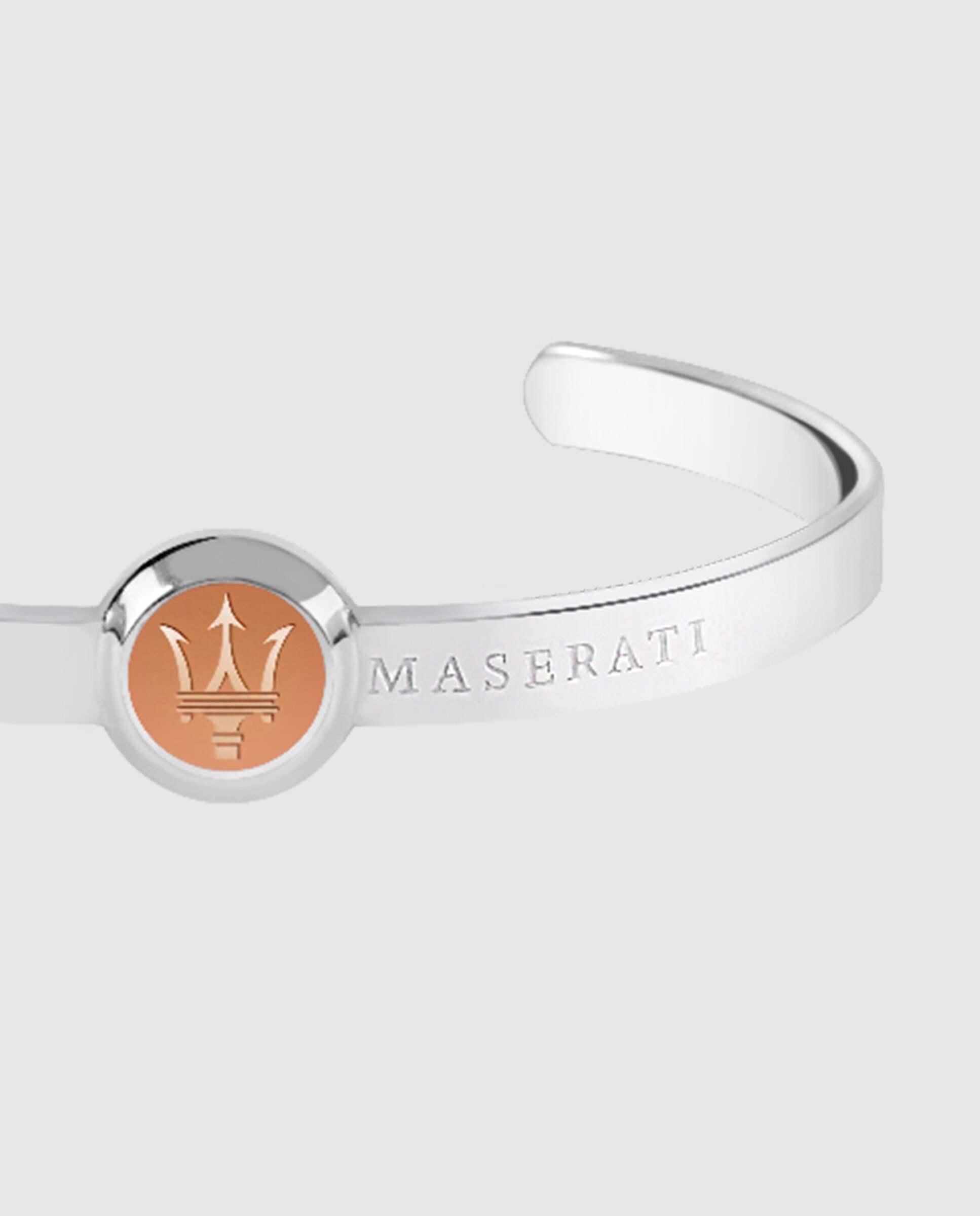 Pulseira Varis de Aço Prateada Prata / Rosa-2