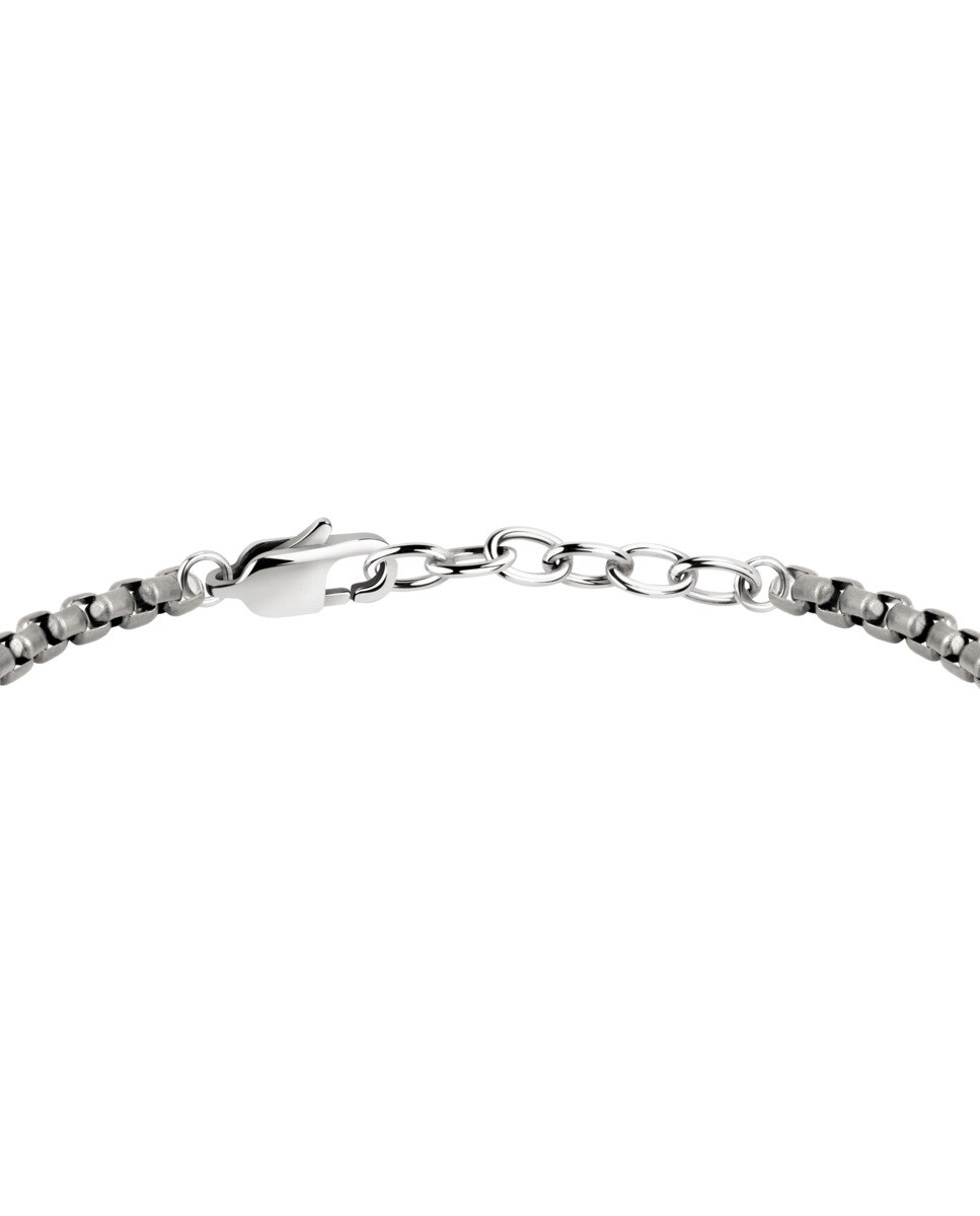 Pulseira Varis de Aço Prateada Prata-4