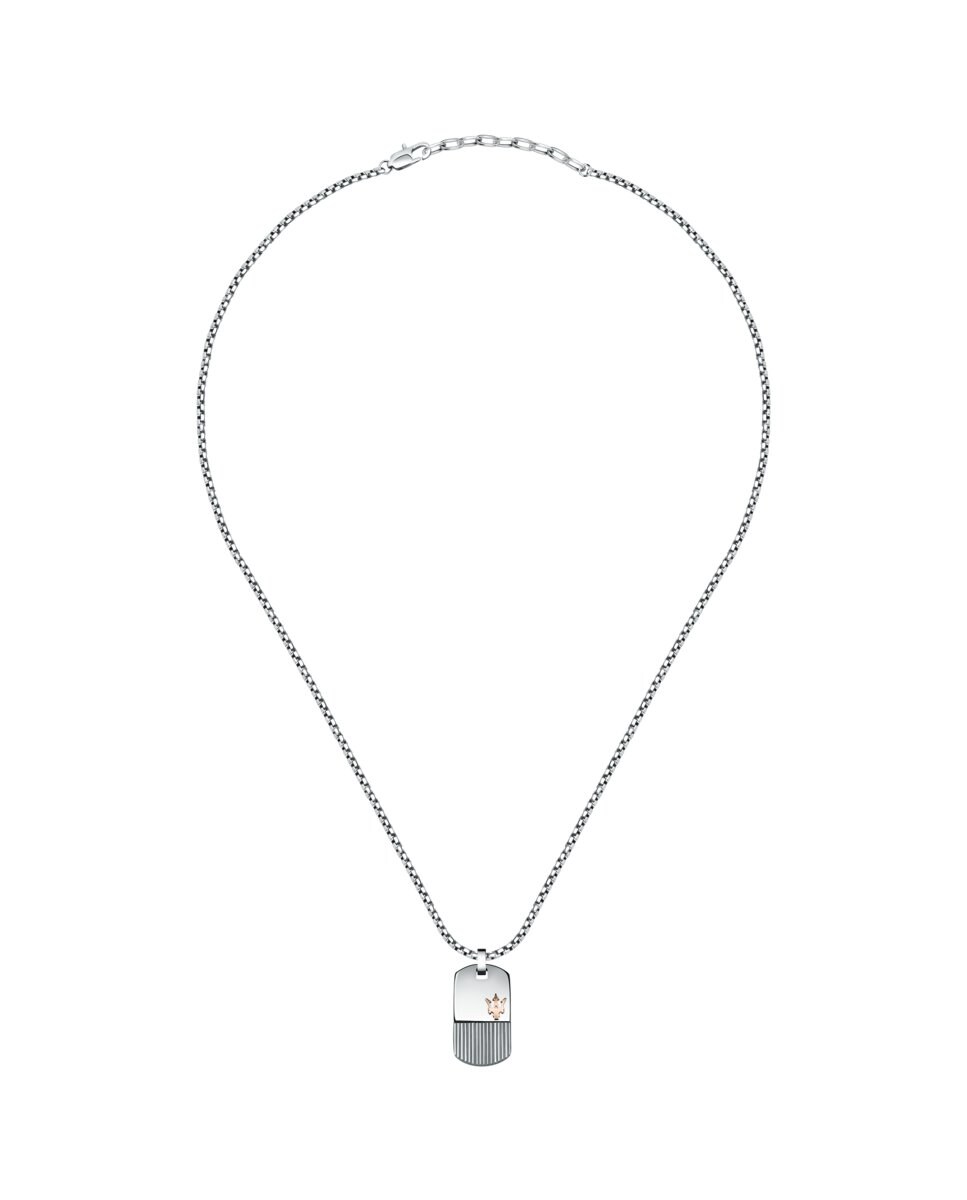 Pingente Varis de Aço Prateado Prata-1