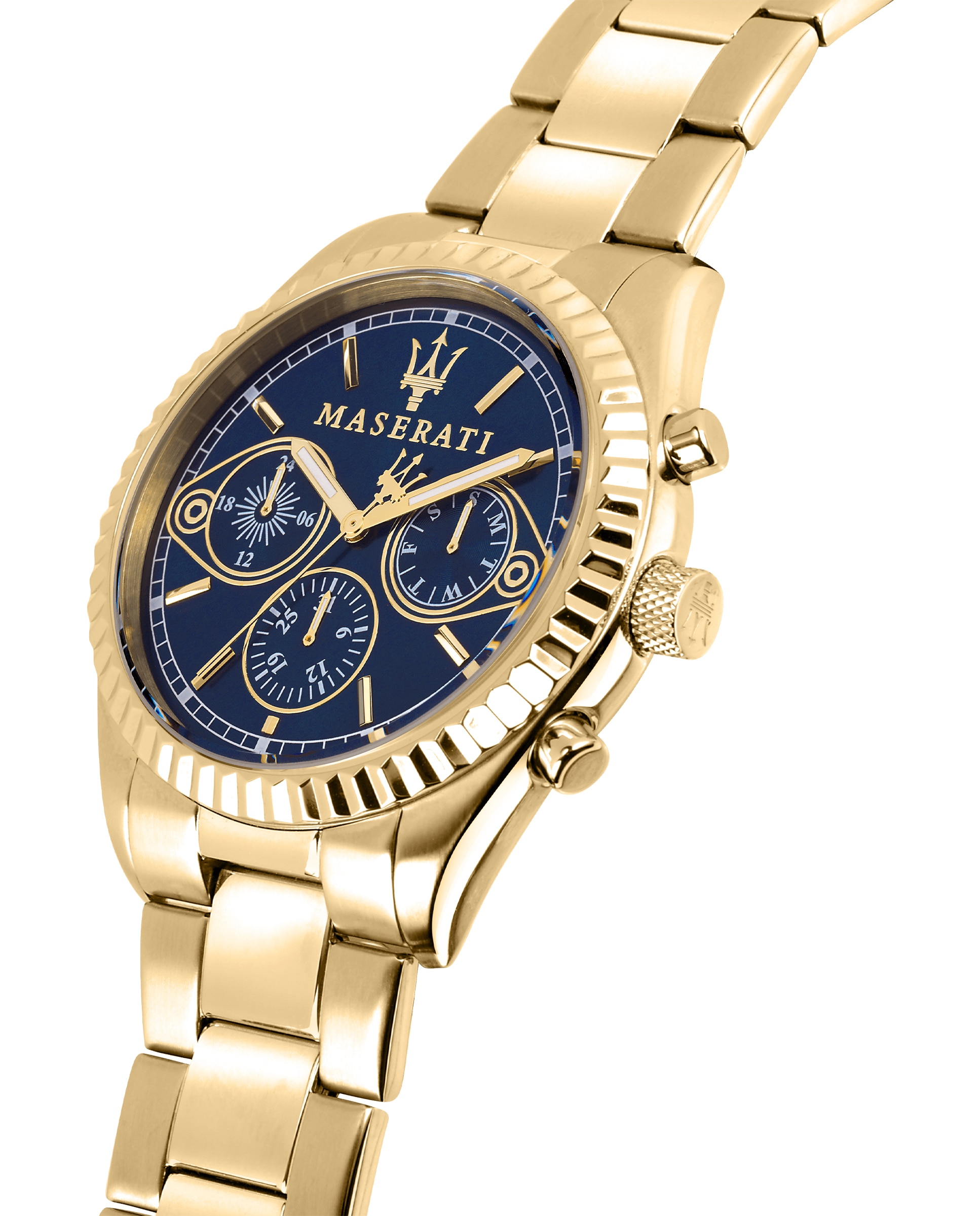 Relógio Competizione R8853100026 de Aço e Bracelete Dourada Ouro-4