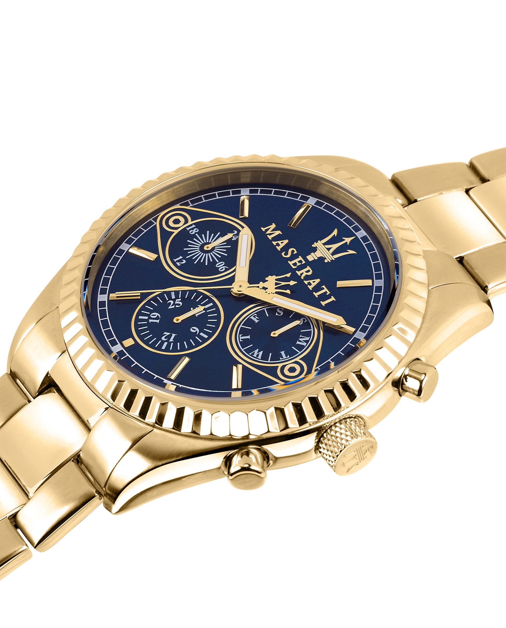 Relógio Competizione R8853100026 de Aço e Bracelete Dourada Ouro-5