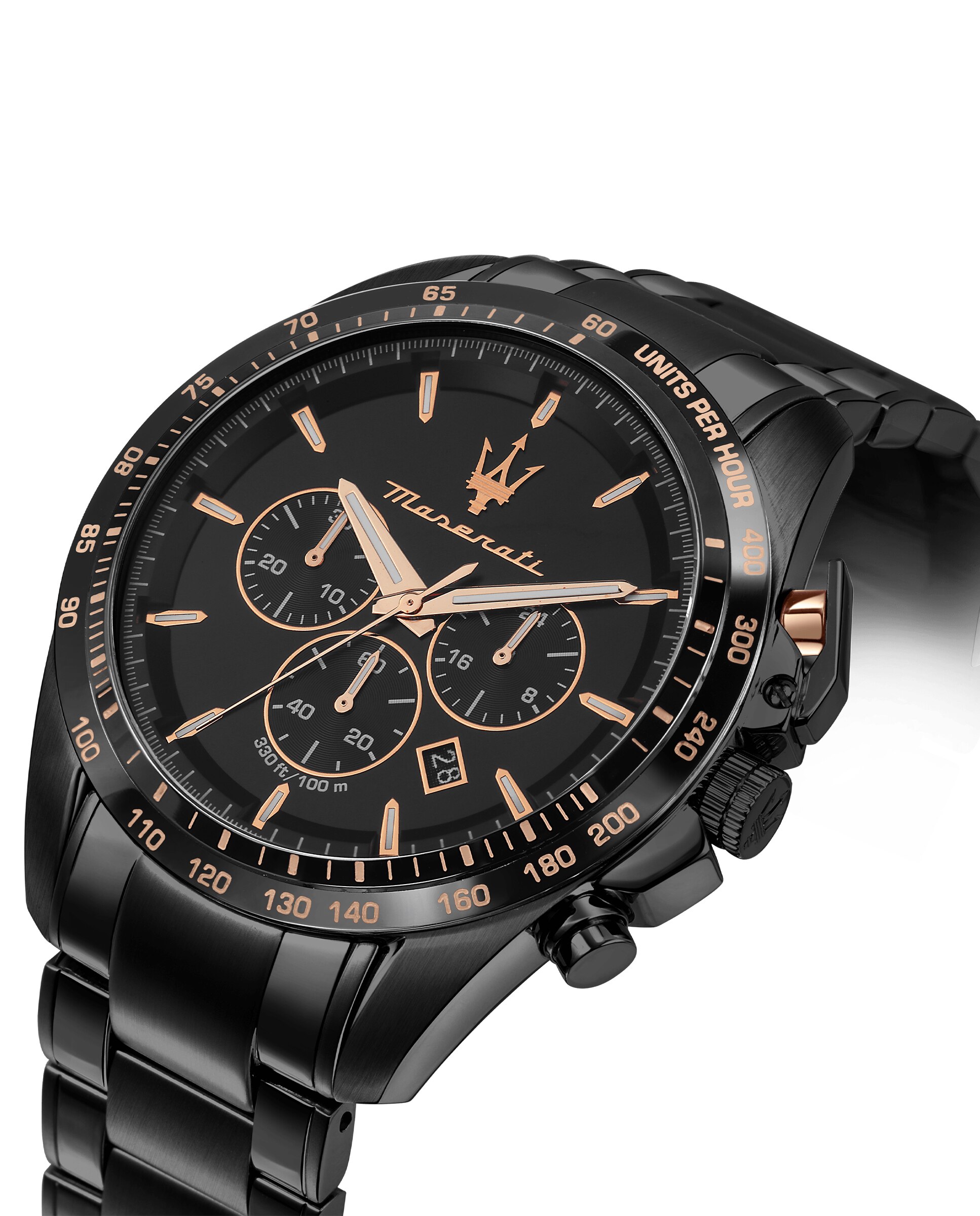 Relógio Traguardo R8873612048 de Aço e Bracelete em Preto Preto-3