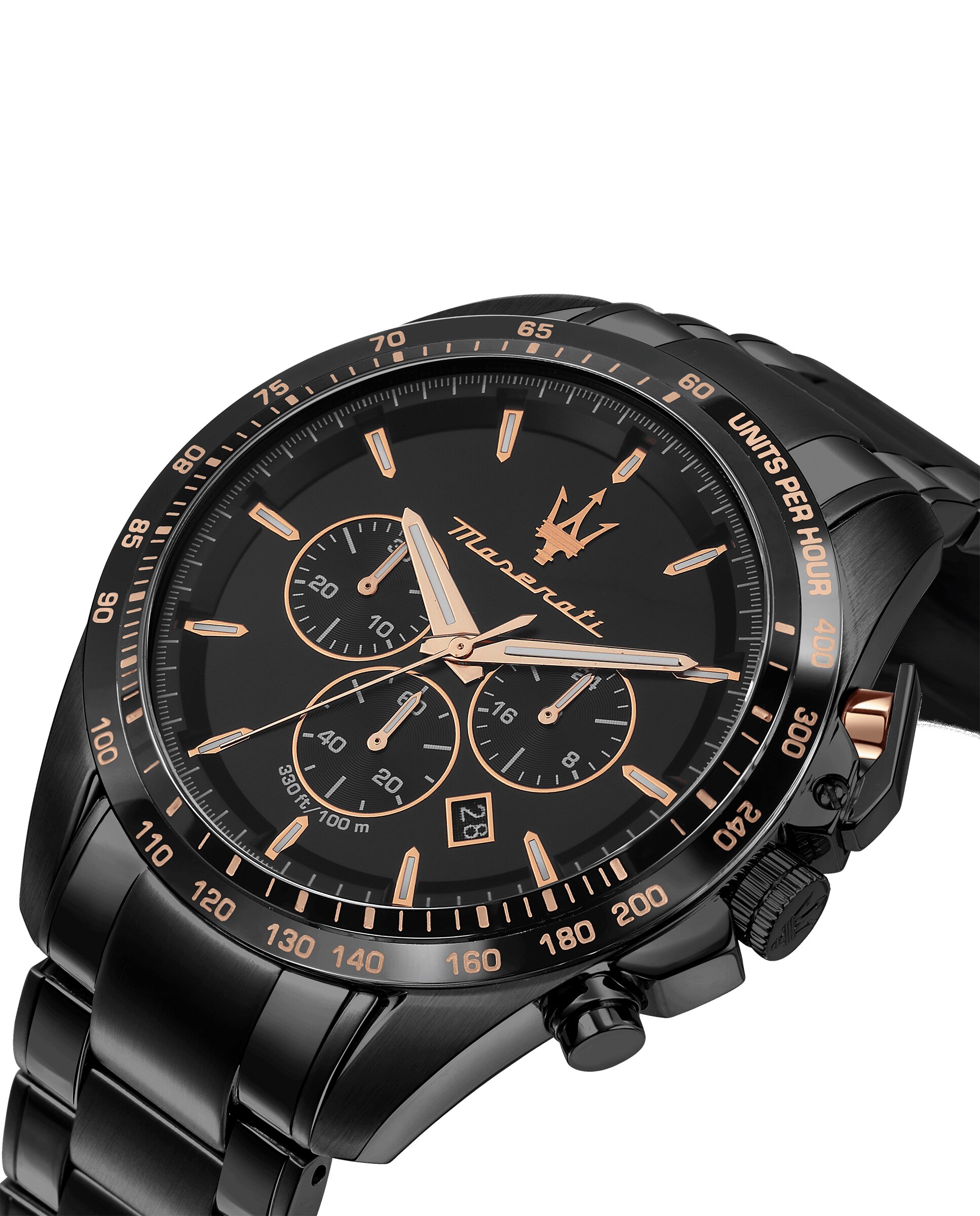 Relógio Traguardo R8873612048 de Aço e Bracelete em Preto Preto-4