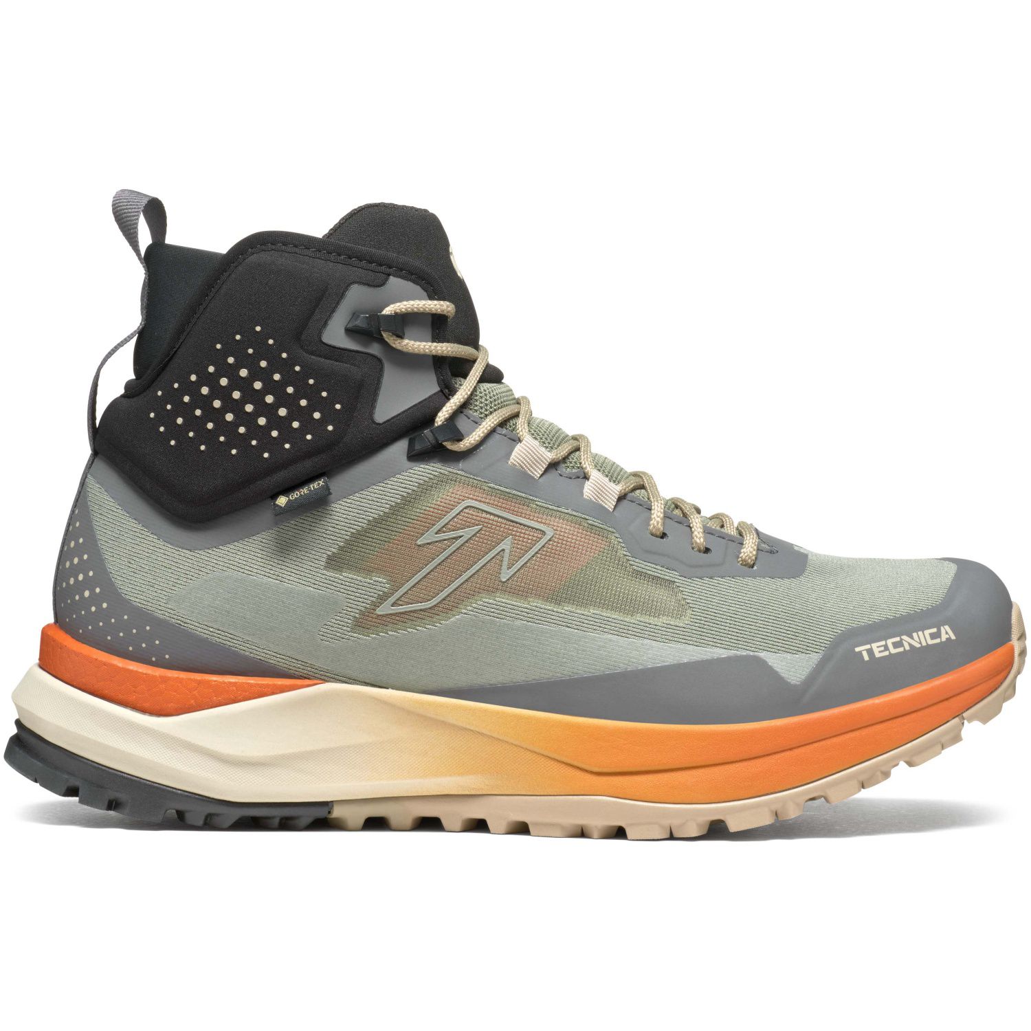 Botas de Montanha Spark S Mid Gore-tex Tecnica Verde-claro-3