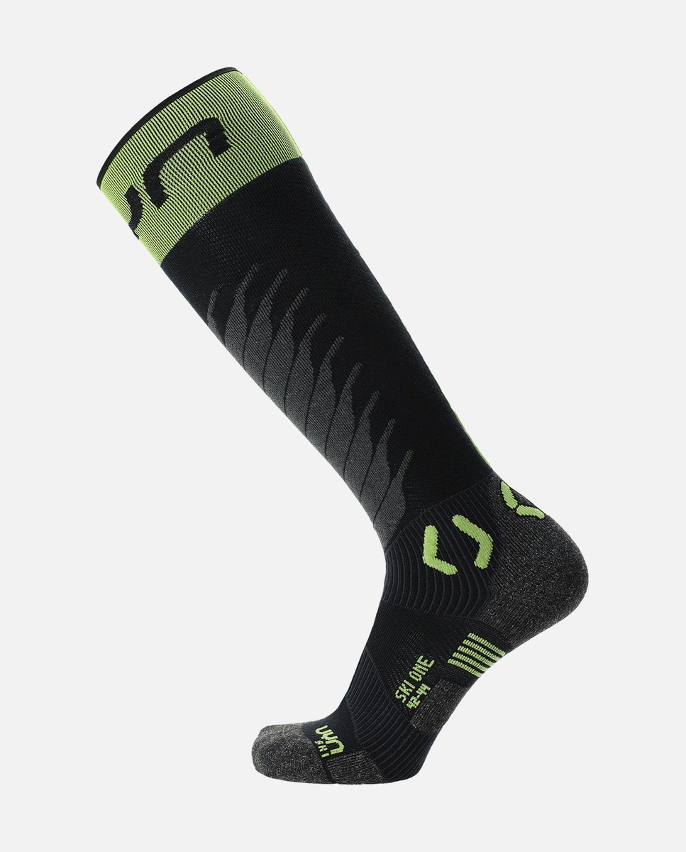 Meias de Ski Uyn Man Ski One Merino Uyn Verde-3