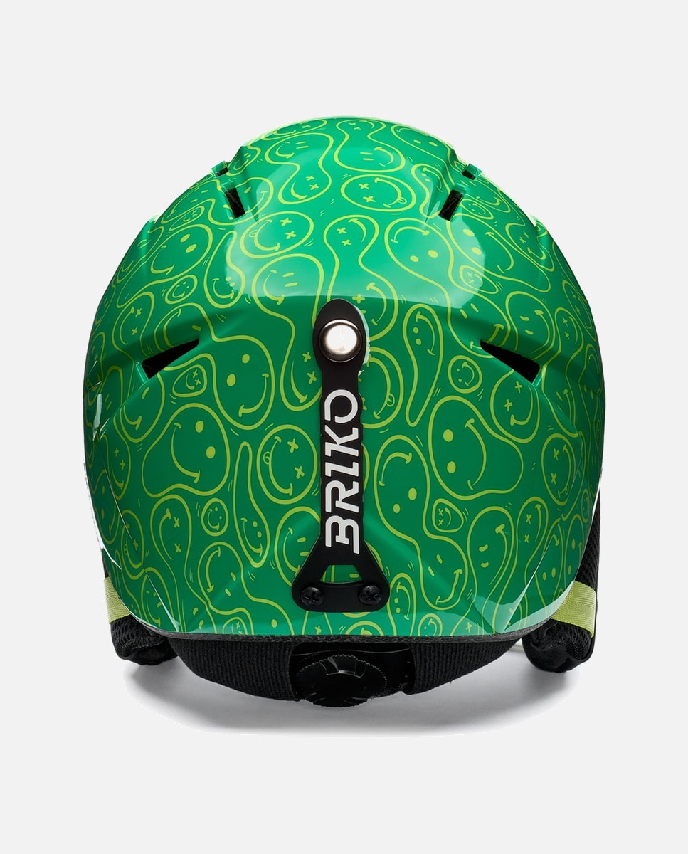Capacete de Ski Infantil Makalu Graphik Briko Verde-2