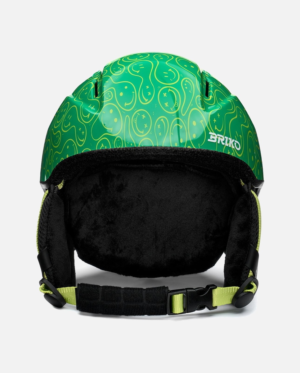 Capacete de Ski Infantil Makalu Graphik Briko Verde-3