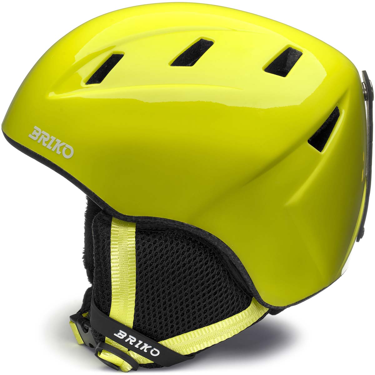 Capacete de Ski Infantil Makalu Briko Amarelo-2