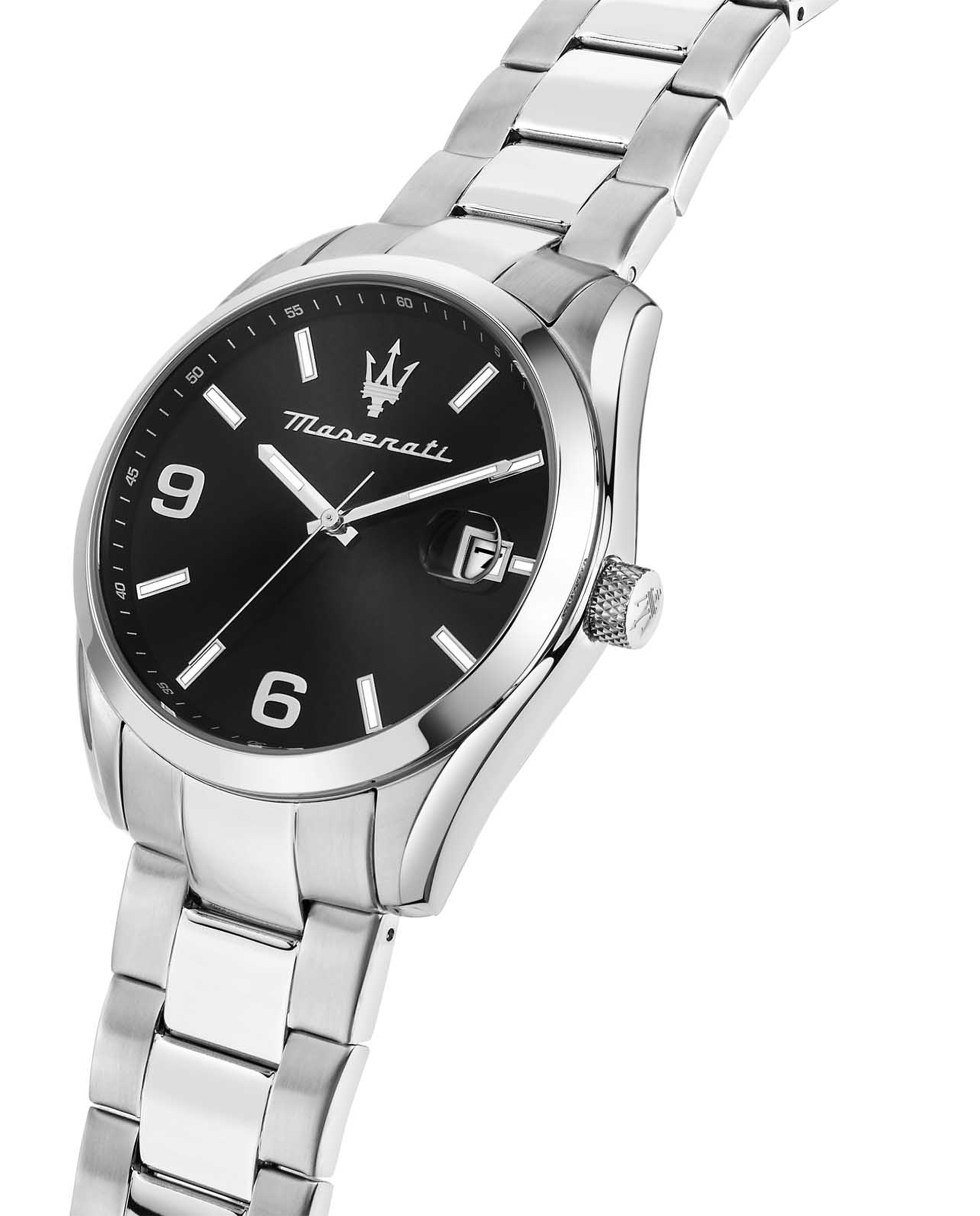 Relógio Maseratti R8853151007 de Aço e Correia Prateada Prata-4
