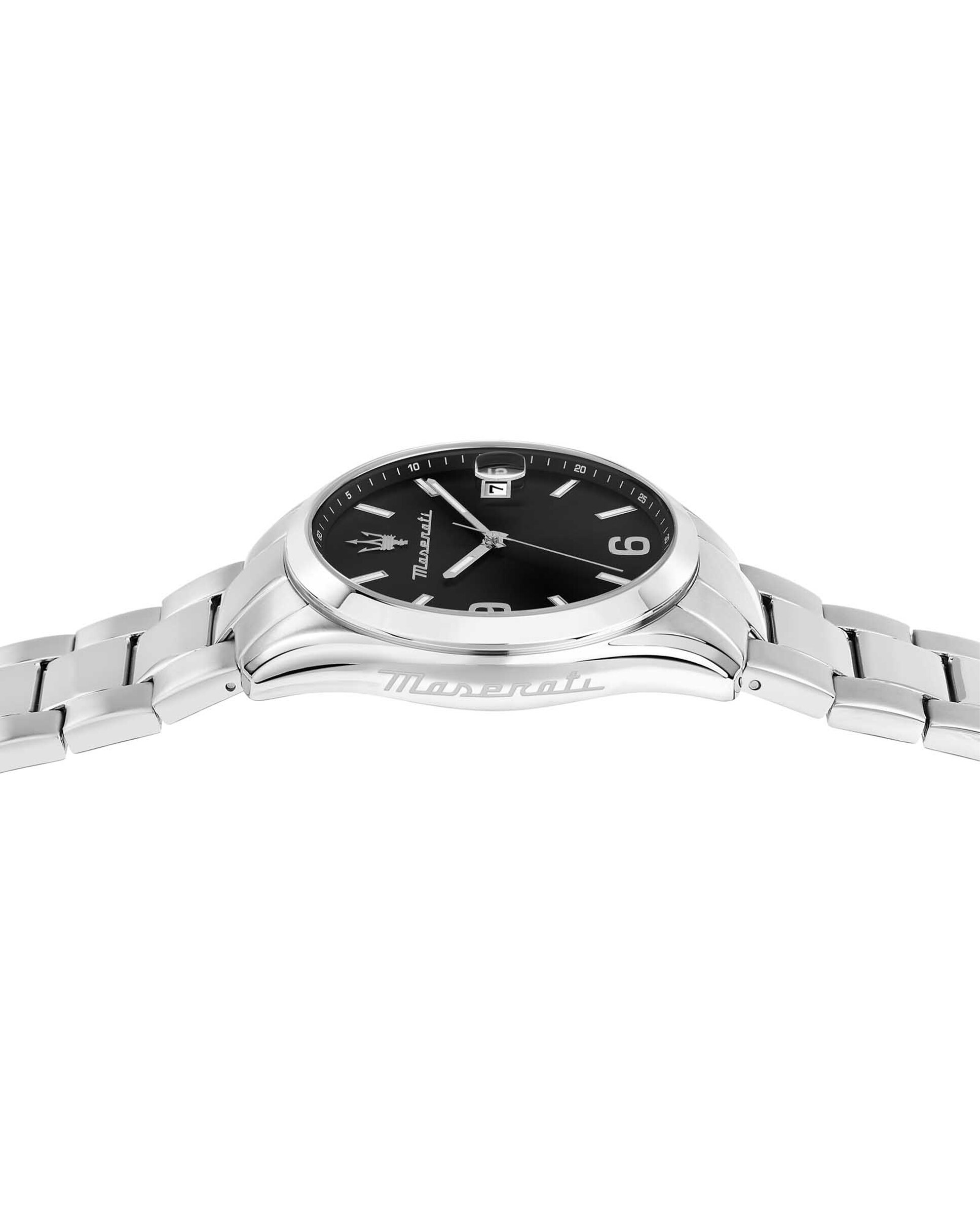 Relógio Maseratti R8853151007 de Aço e Correia Prateada Prata-5