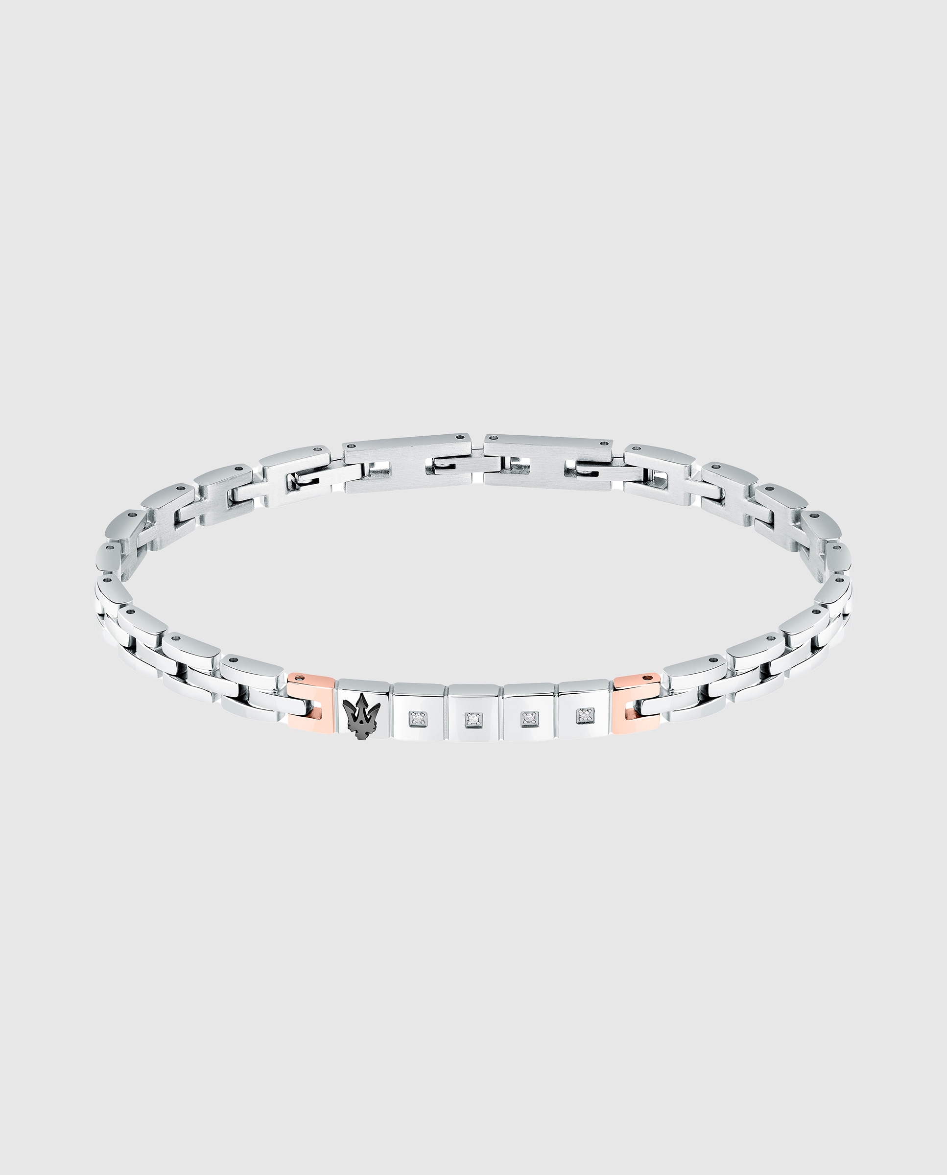 Pulseira Varis de Aço Prateada Prata-1