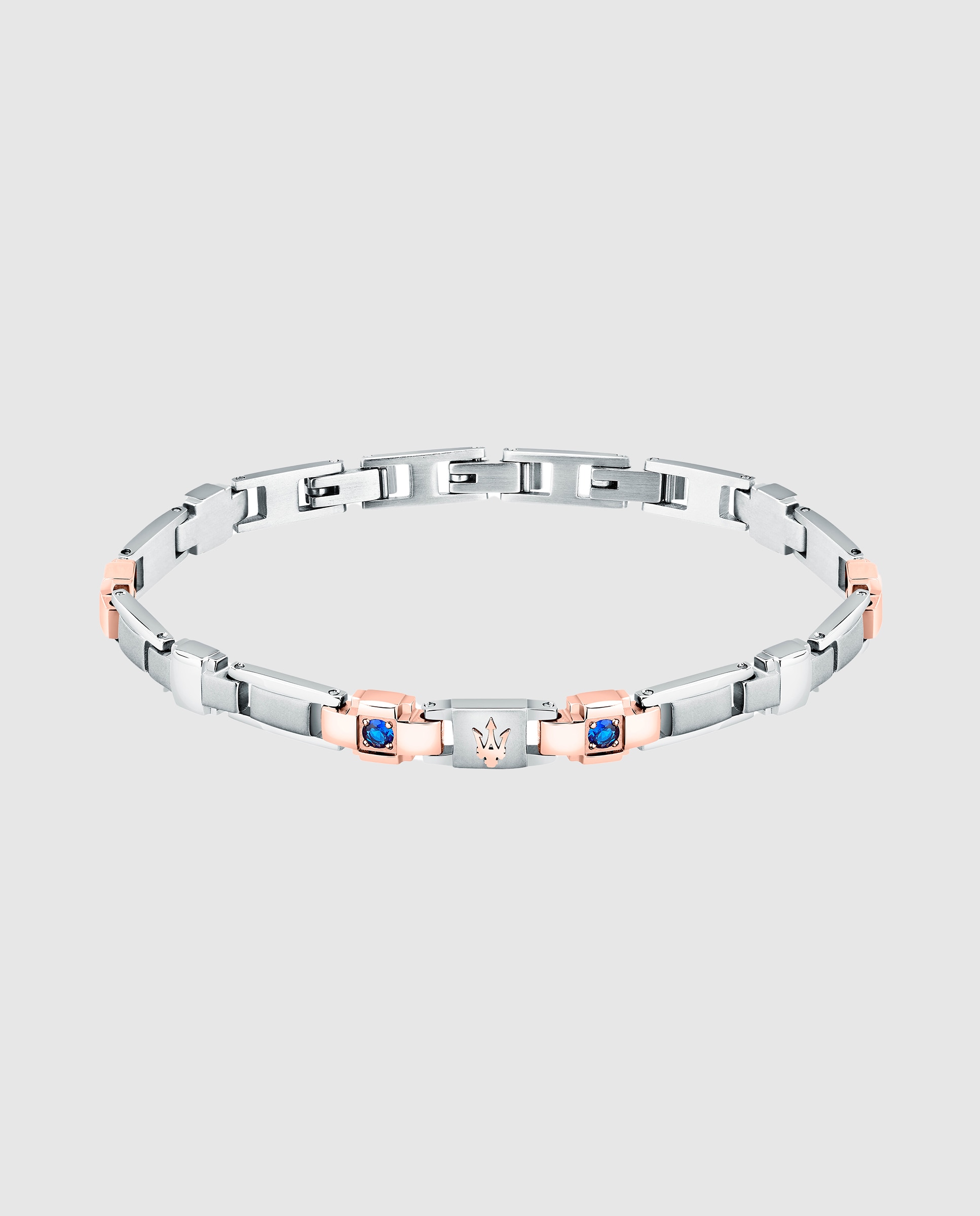 Pulseira Maserati de Aço Prateada Prata-1